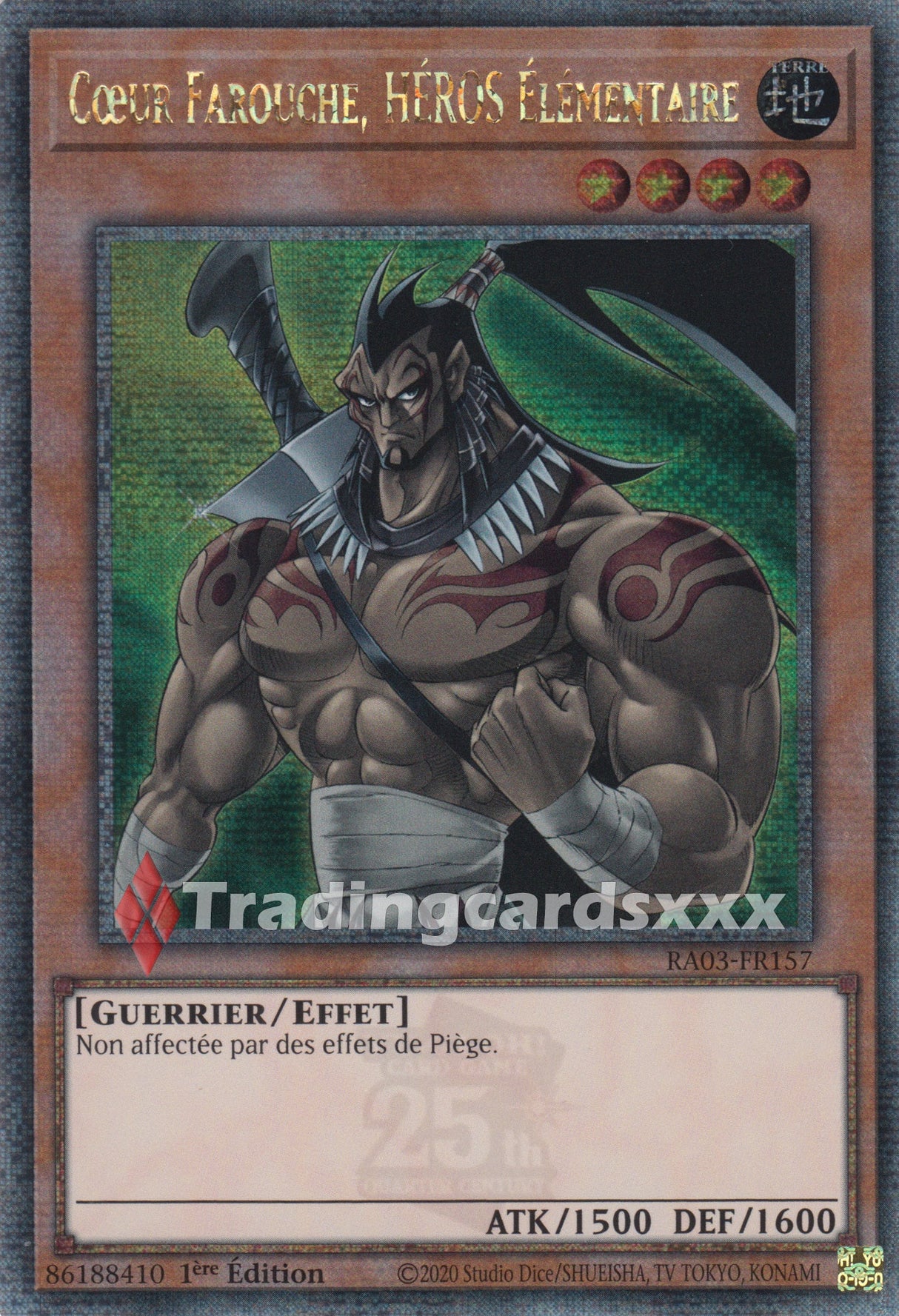 Yu-Gi-Oh! Cœur Farouche, HÉROS Élémentaire : RA03-FR157