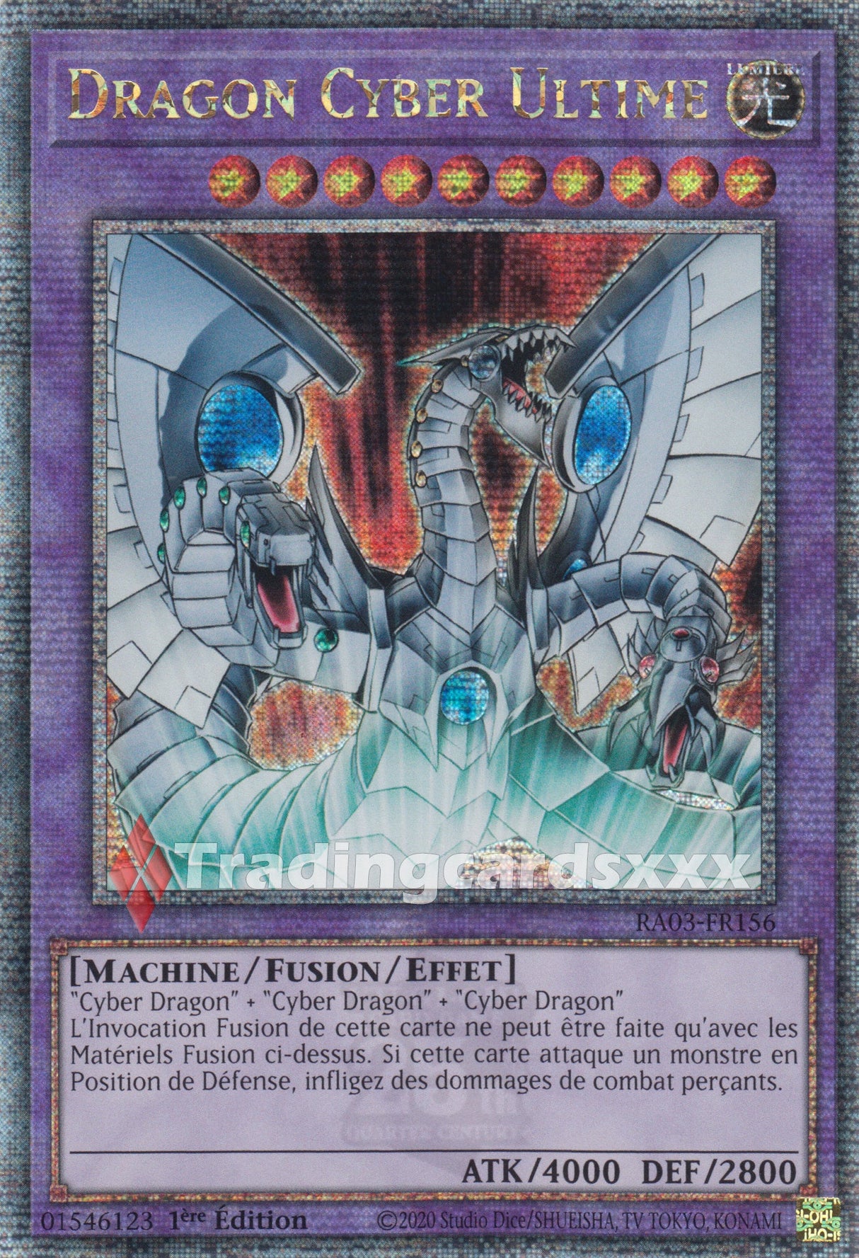 Yu-Gi-Oh! Dragon Cyber Ultime : RA03-FR156