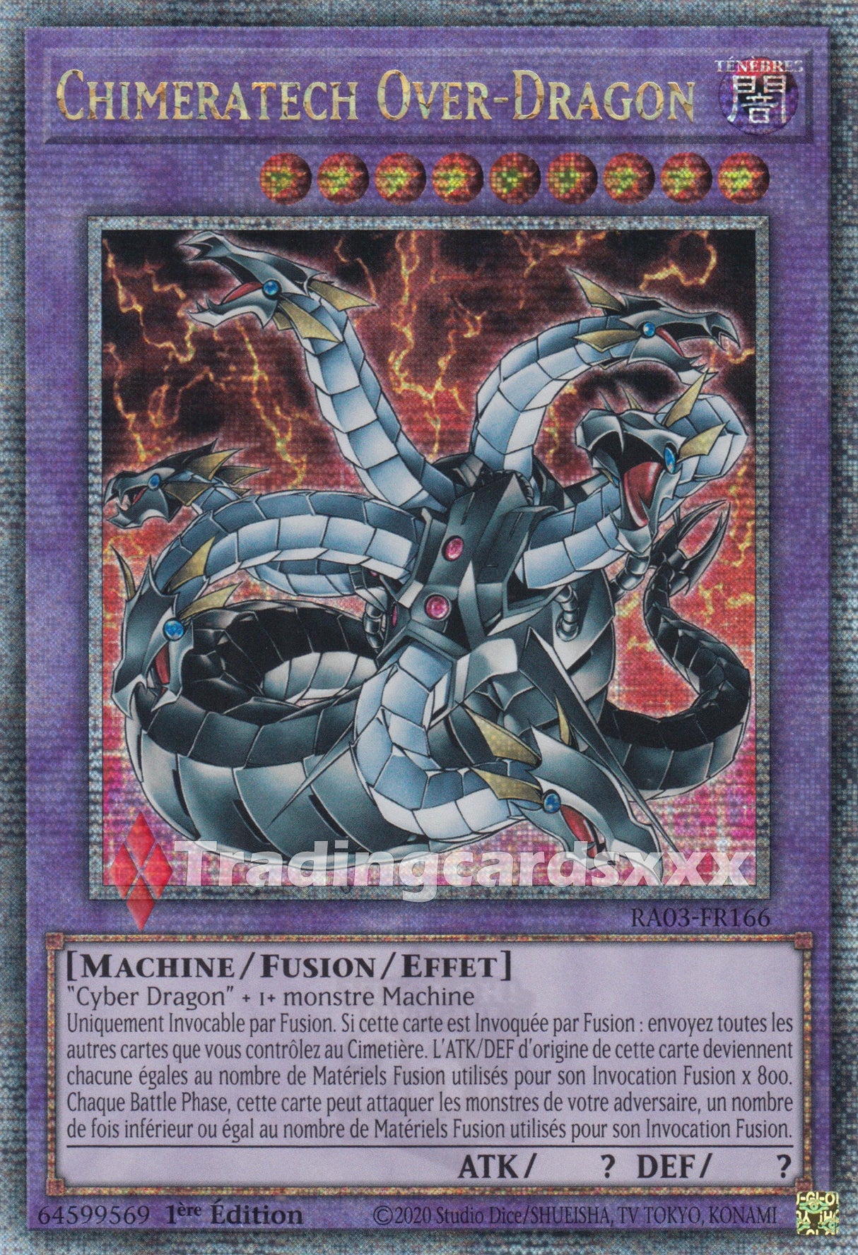 Yu-Gi-Oh! Chimeratech Over-Dragon : RA03-FR166