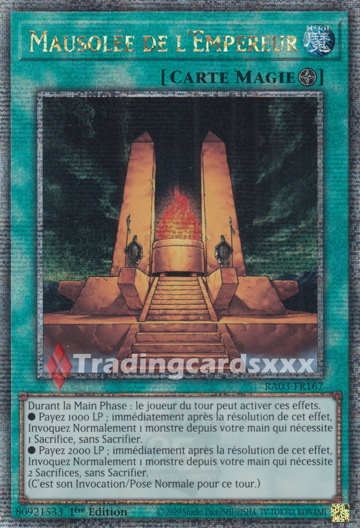 Yu-Gi-Oh! Mausolée de l'Empereur : RA03-FR167