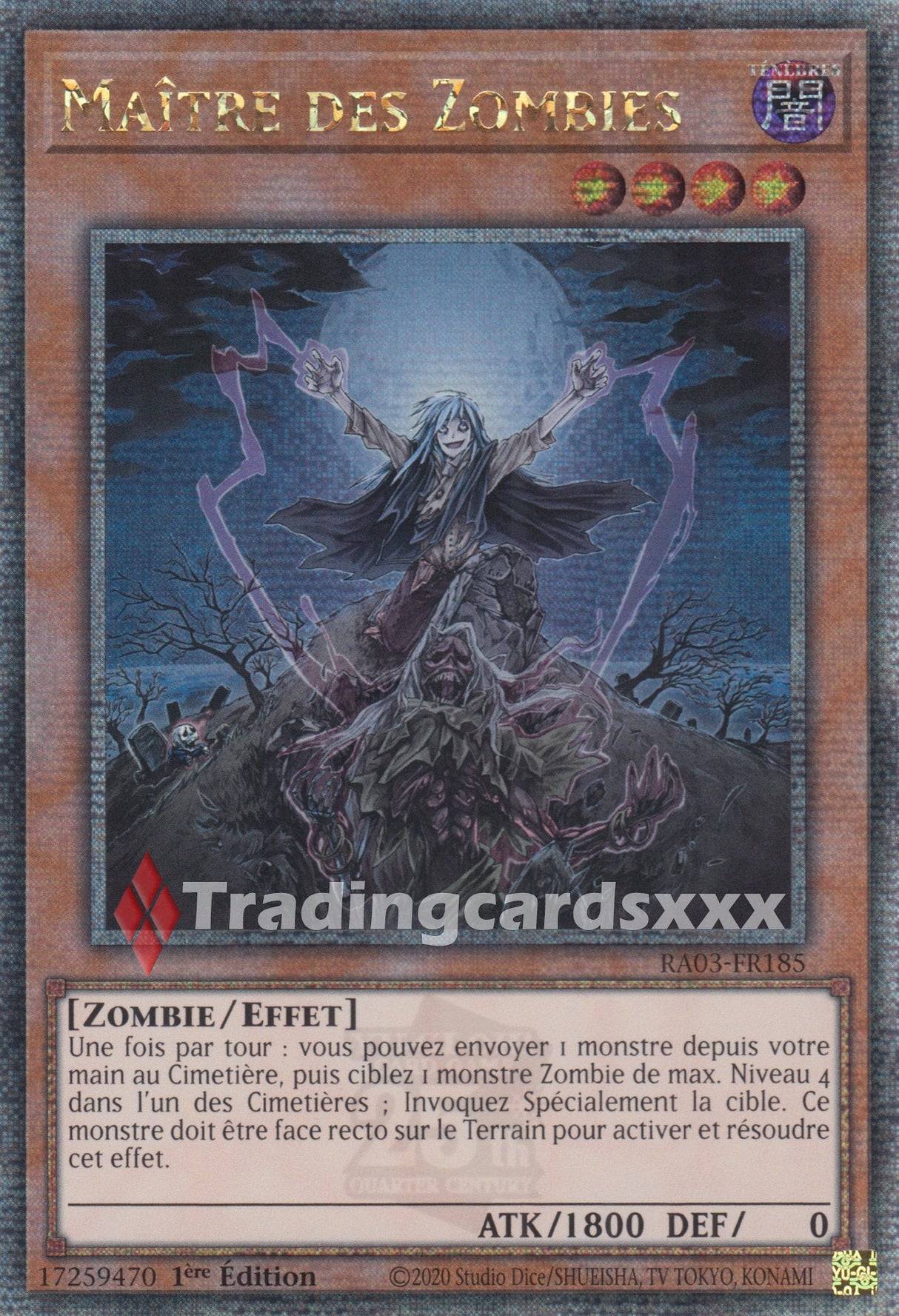 Yu-Gi-Oh! Maître des Zombies : RA03-FR185