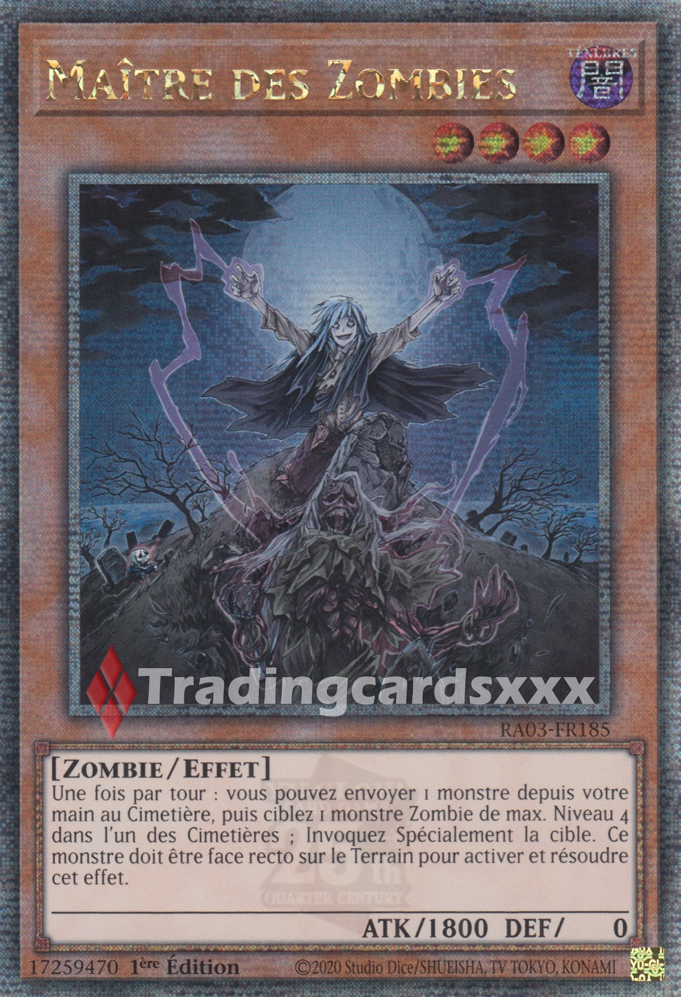 Yu-Gi-Oh! Maître des Zombies : RA03-FR185