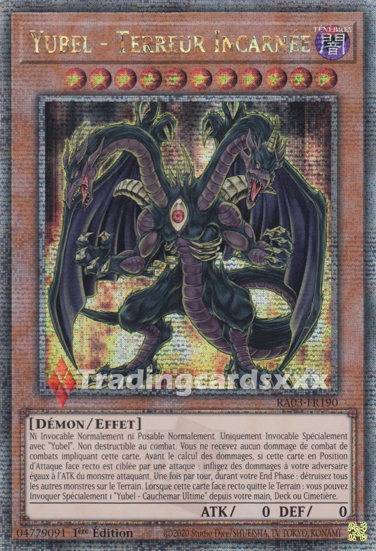 Yu-Gi-Oh! Yubel - Terreur Incarnée : RA03-FR190