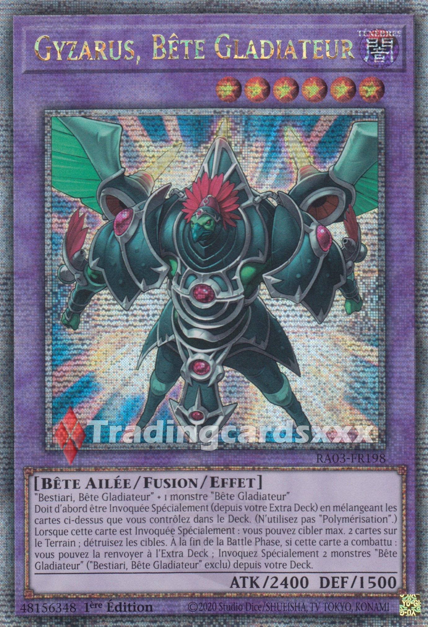 Yu-Gi-Oh! Gyzarus, Bête Gladiateur : RA03-FR198
