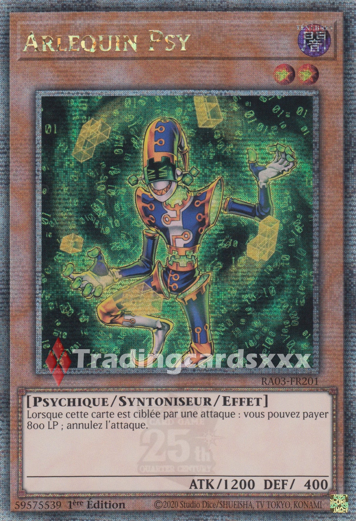 Yu-Gi-Oh! Arlequin Psy : RA03-FR201