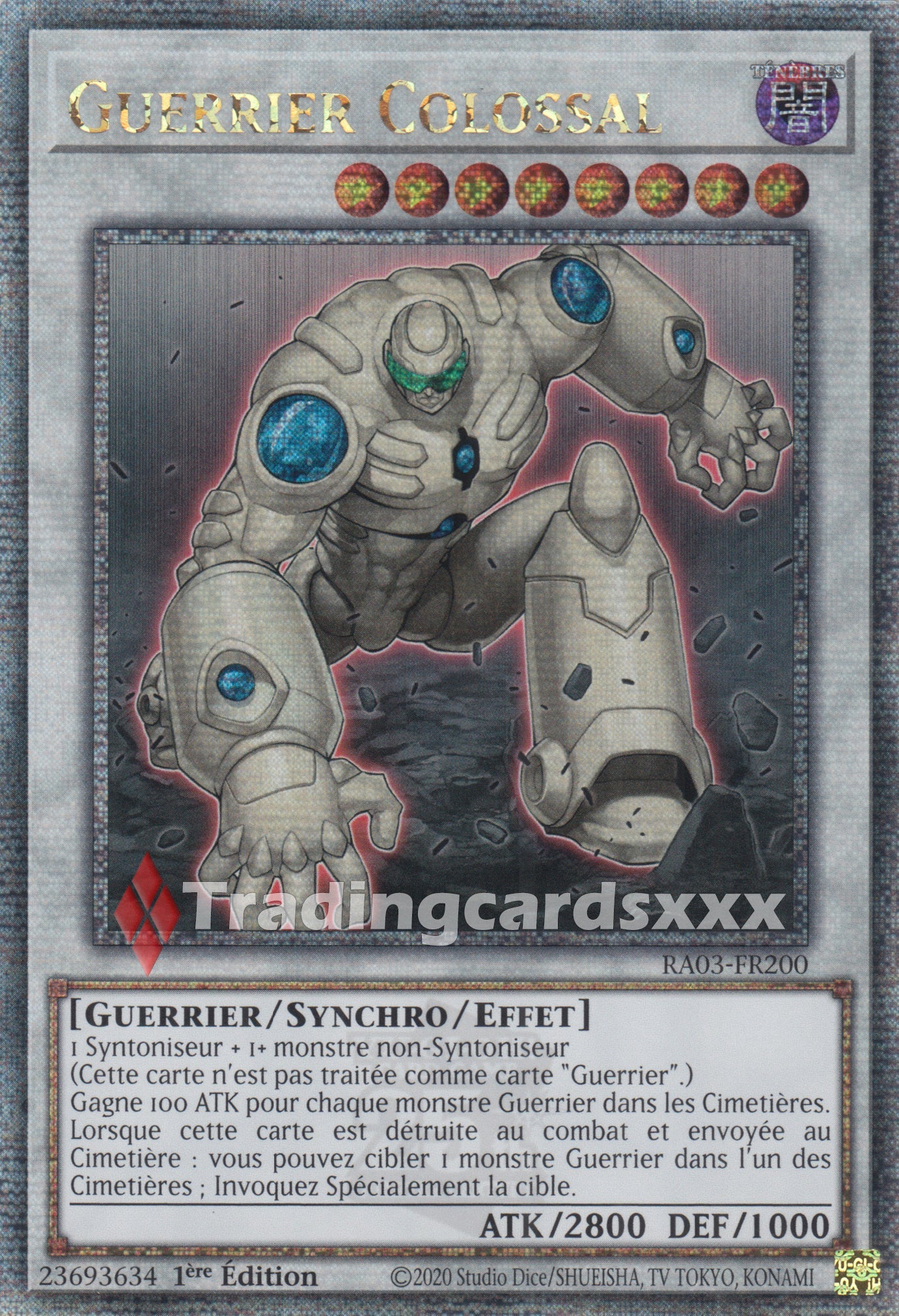 Yu-Gi-Oh! Guerrier Colossal : RA03-FR200