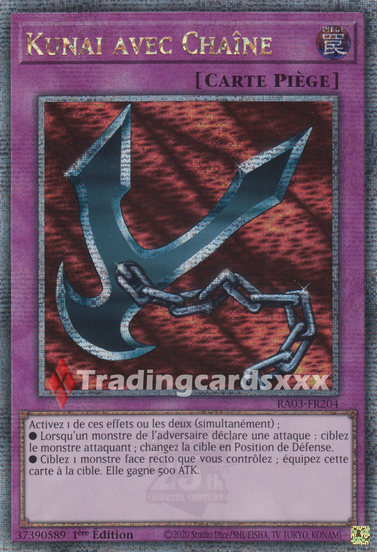 Yu-Gi-Oh! Kunai avec Chaîne : RA03-FR204