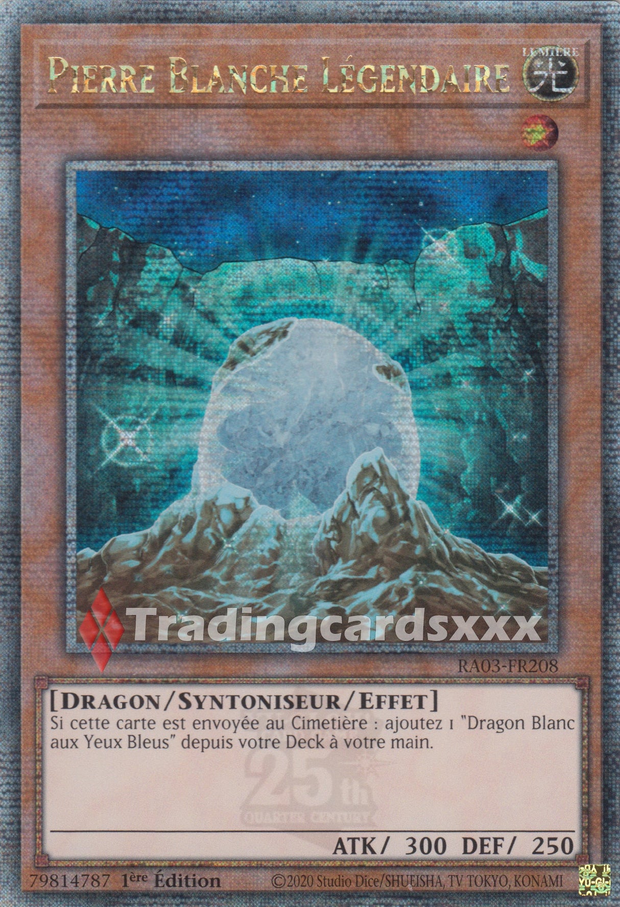 Yu-Gi-Oh! Pierre Blanche Légendaire : RA03-FR208