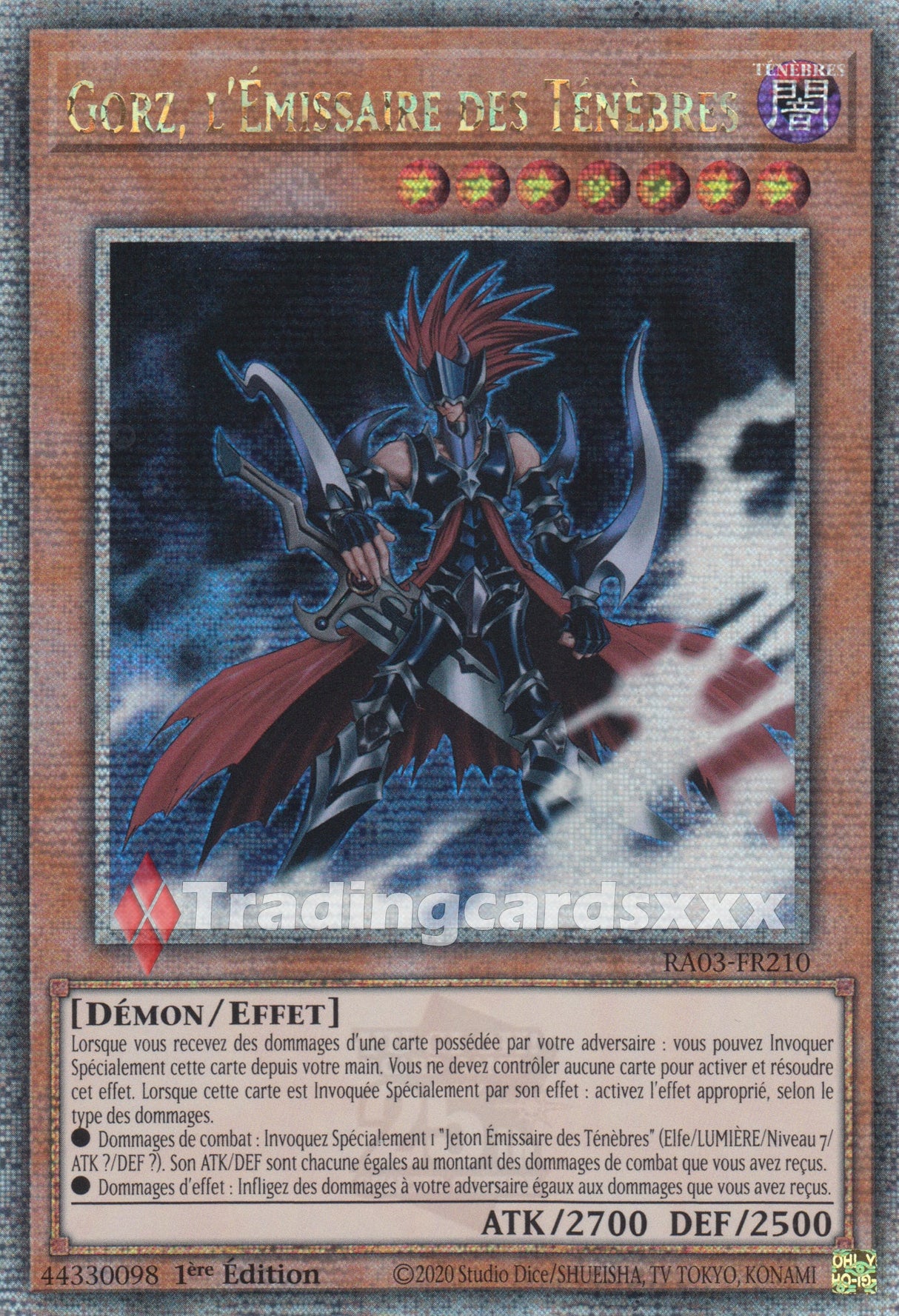 Yu-Gi-Oh! Gorz, l'Émissaire des Ténèbres : RA03-FR210