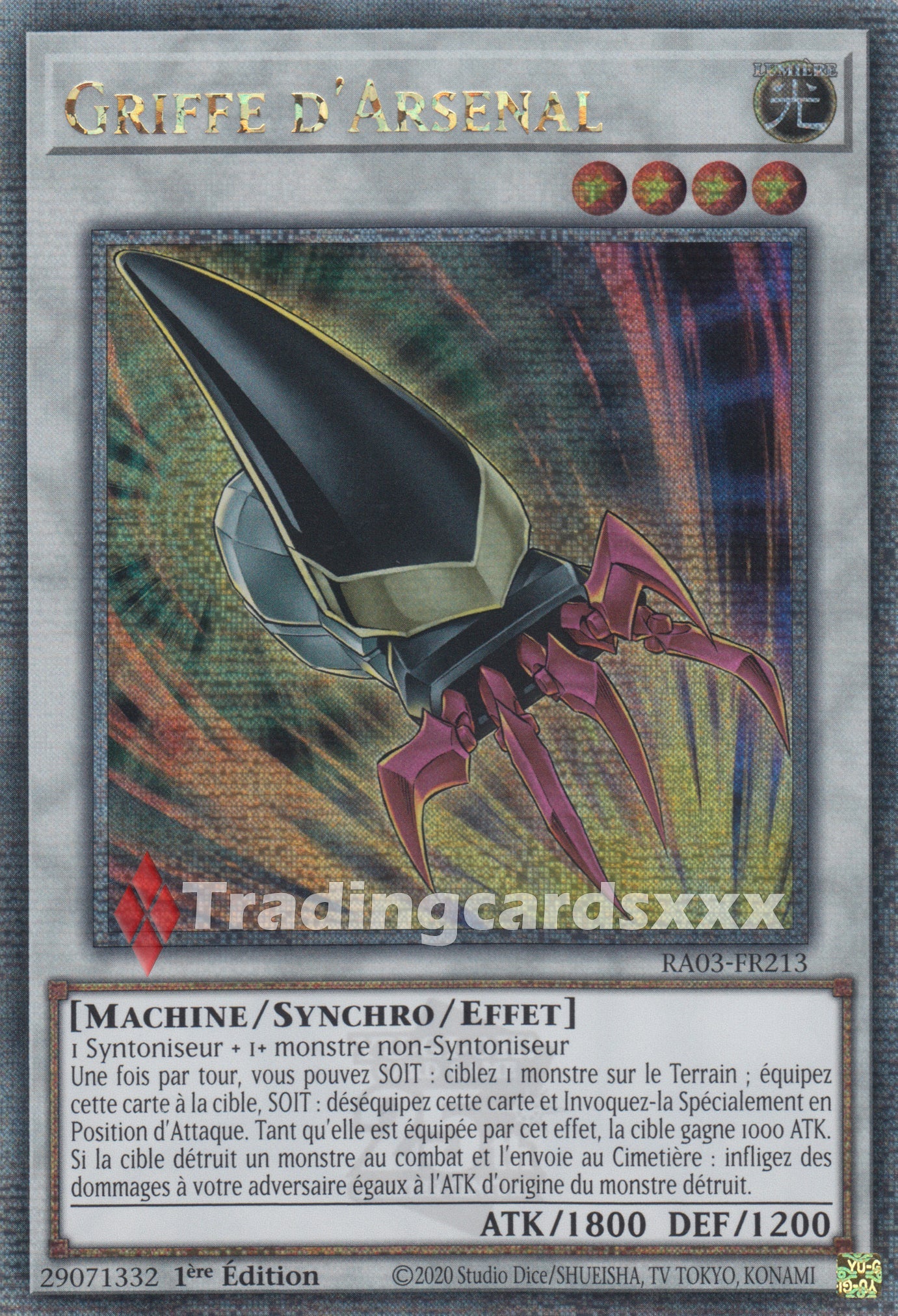 Yu-Gi-Oh! Griffe d'Arsenal : RA03-FR213