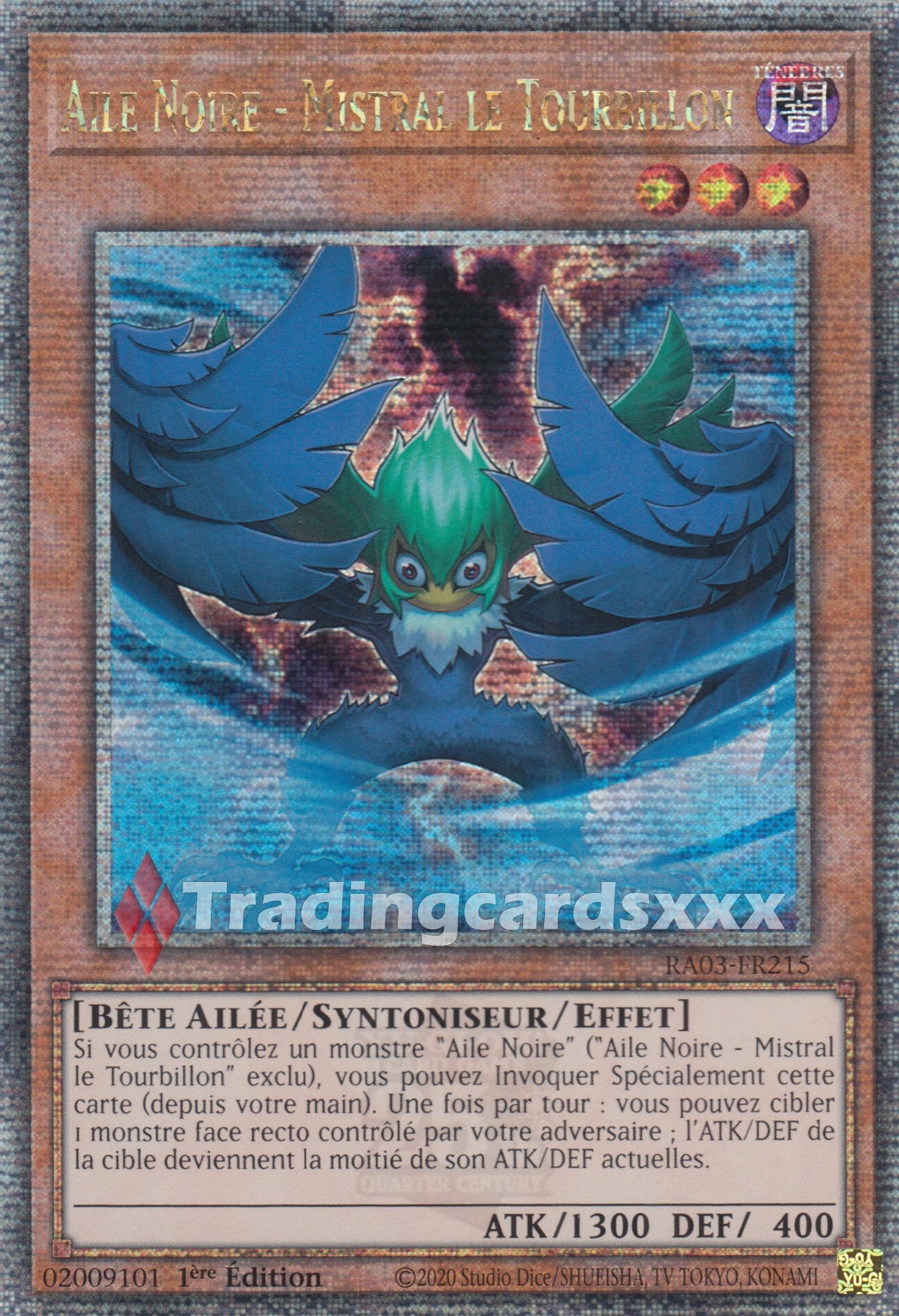 Yu-Gi-Oh! Aile Noire - Mistral le Tourbillon : RA03-FR215