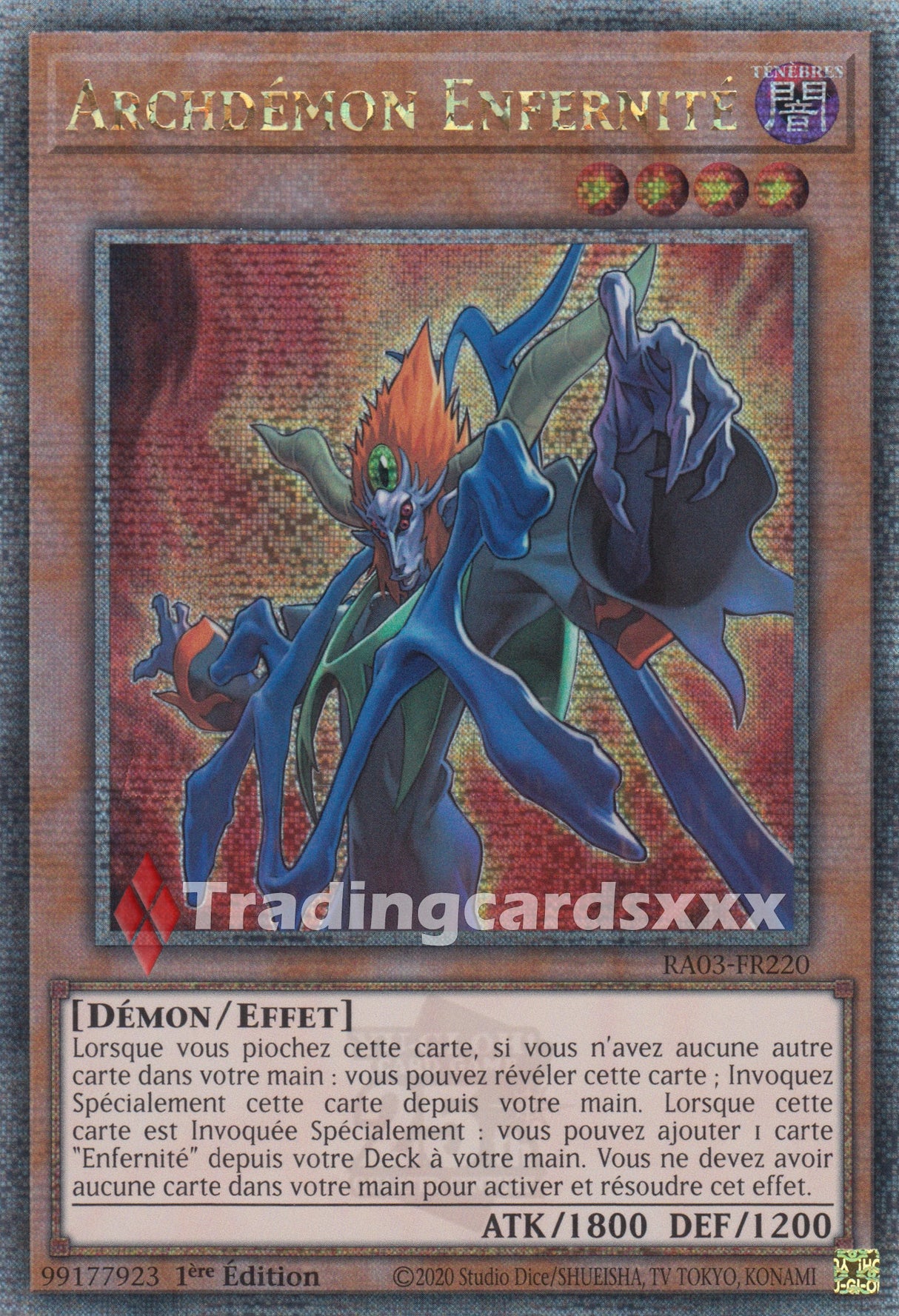 Yu-Gi-Oh! Archdémon Enfernité : RA03-FR220