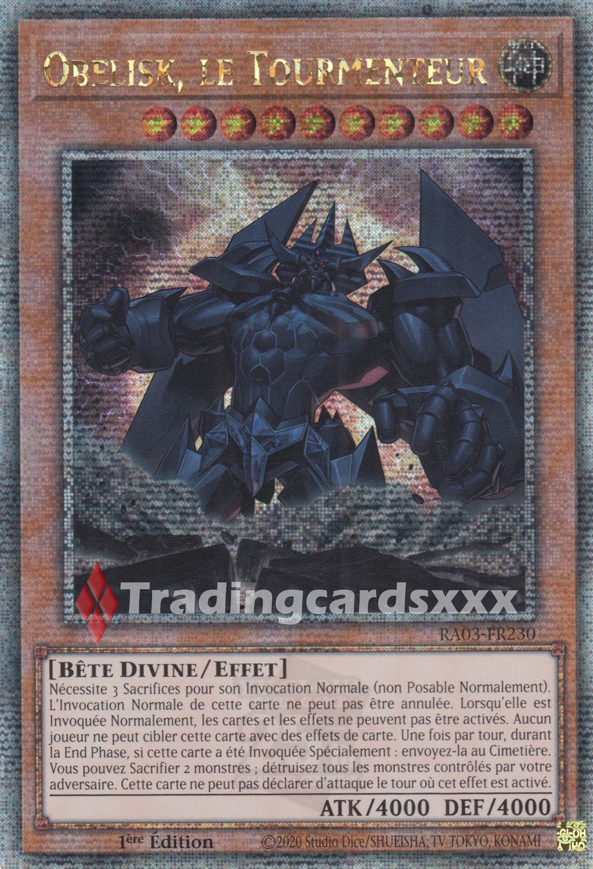 Yu-Gi-Oh! Obelisk, le Tourmenteur : RA03-FR230