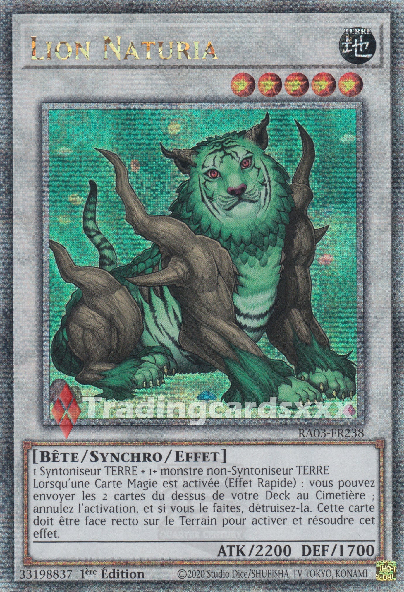 Yu-Gi-Oh! Lion Naturia : RA03-FR238