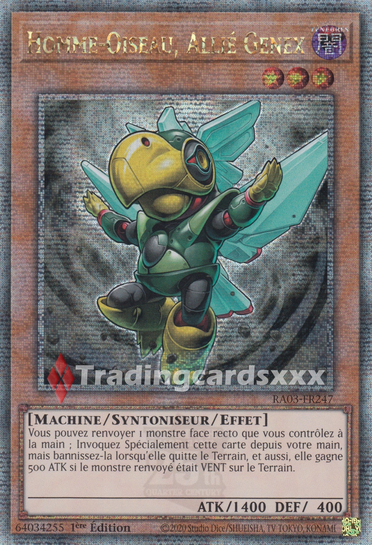 Yu-Gi-Oh! Homme-Oiseau, Allié Genex : RA03-FR247