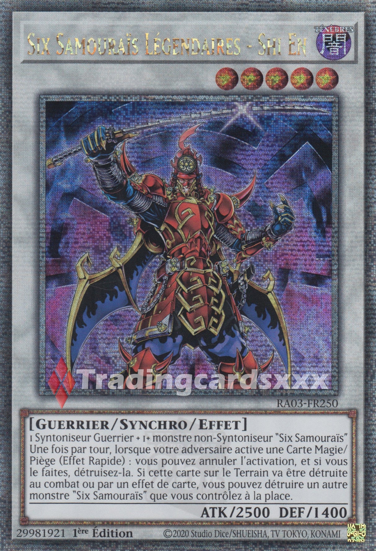 Yu-Gi-Oh! Six Samouraïs Légendaires - Shi En : RA03-FR250