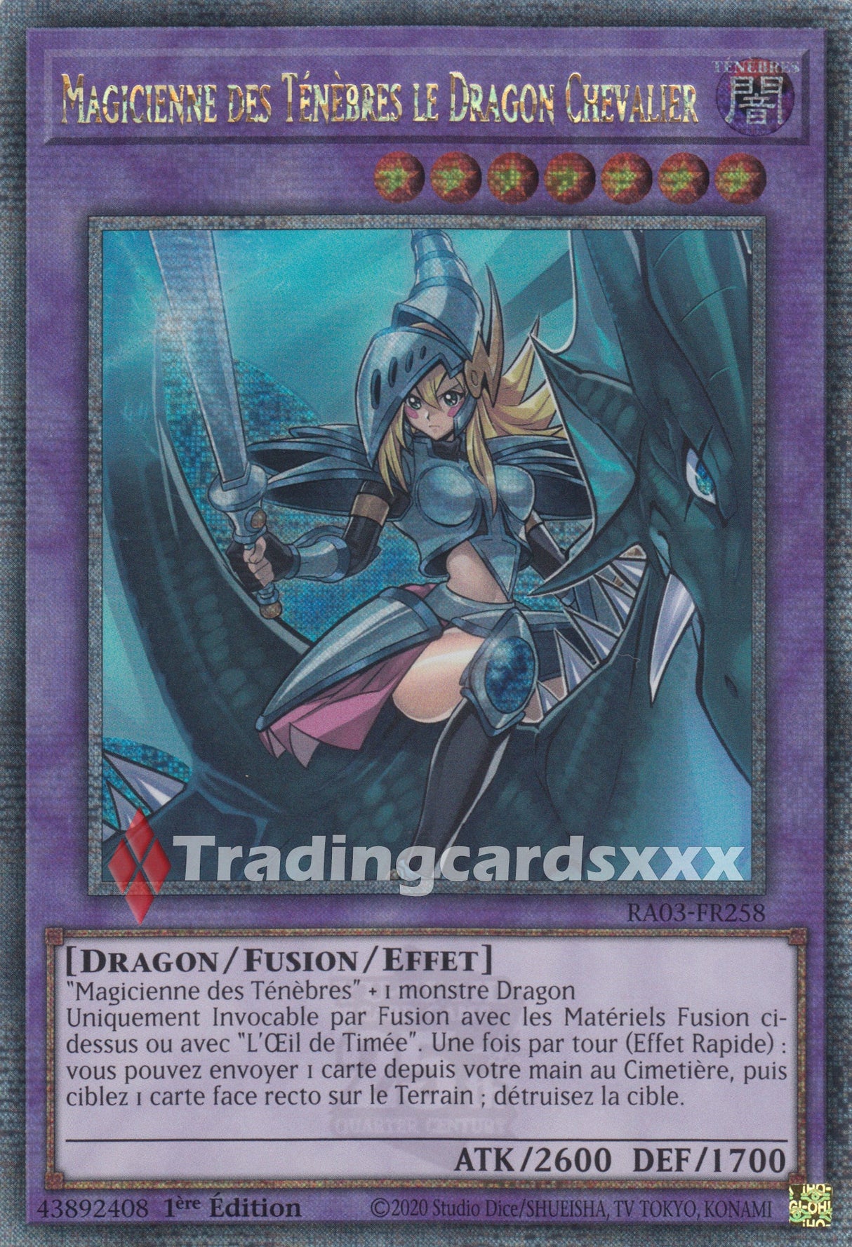 Yu-Gi-Oh! Magicienne des Ténèbres le Dragon Chevalier : RA03-FR258