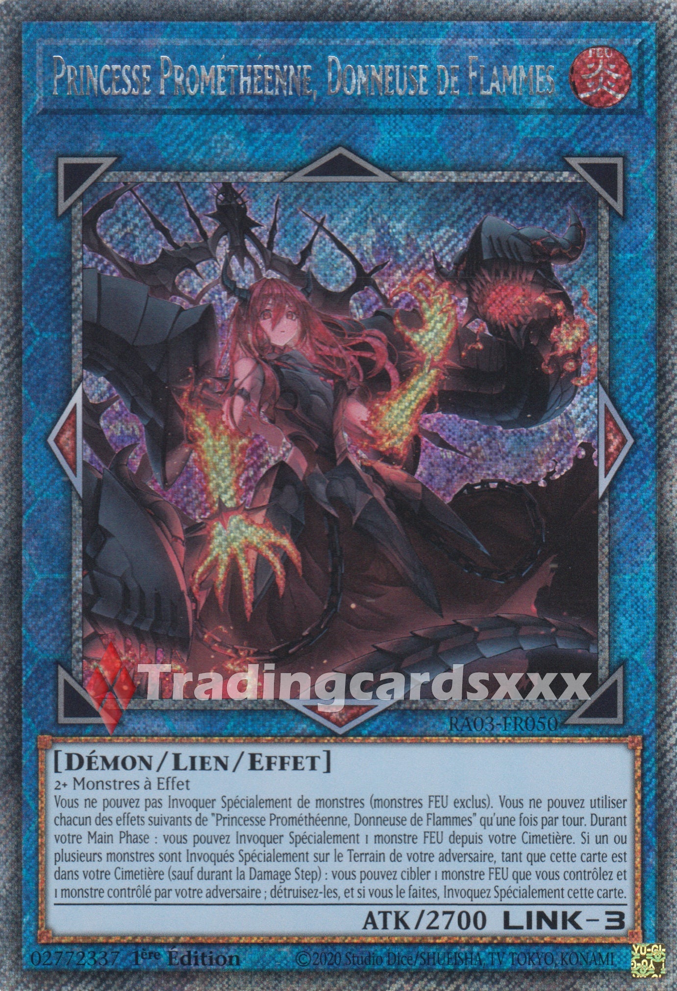 Yu-Gi-Oh! Princesse Prométhéenne, Donneuse de Flammes : RA03-FR050