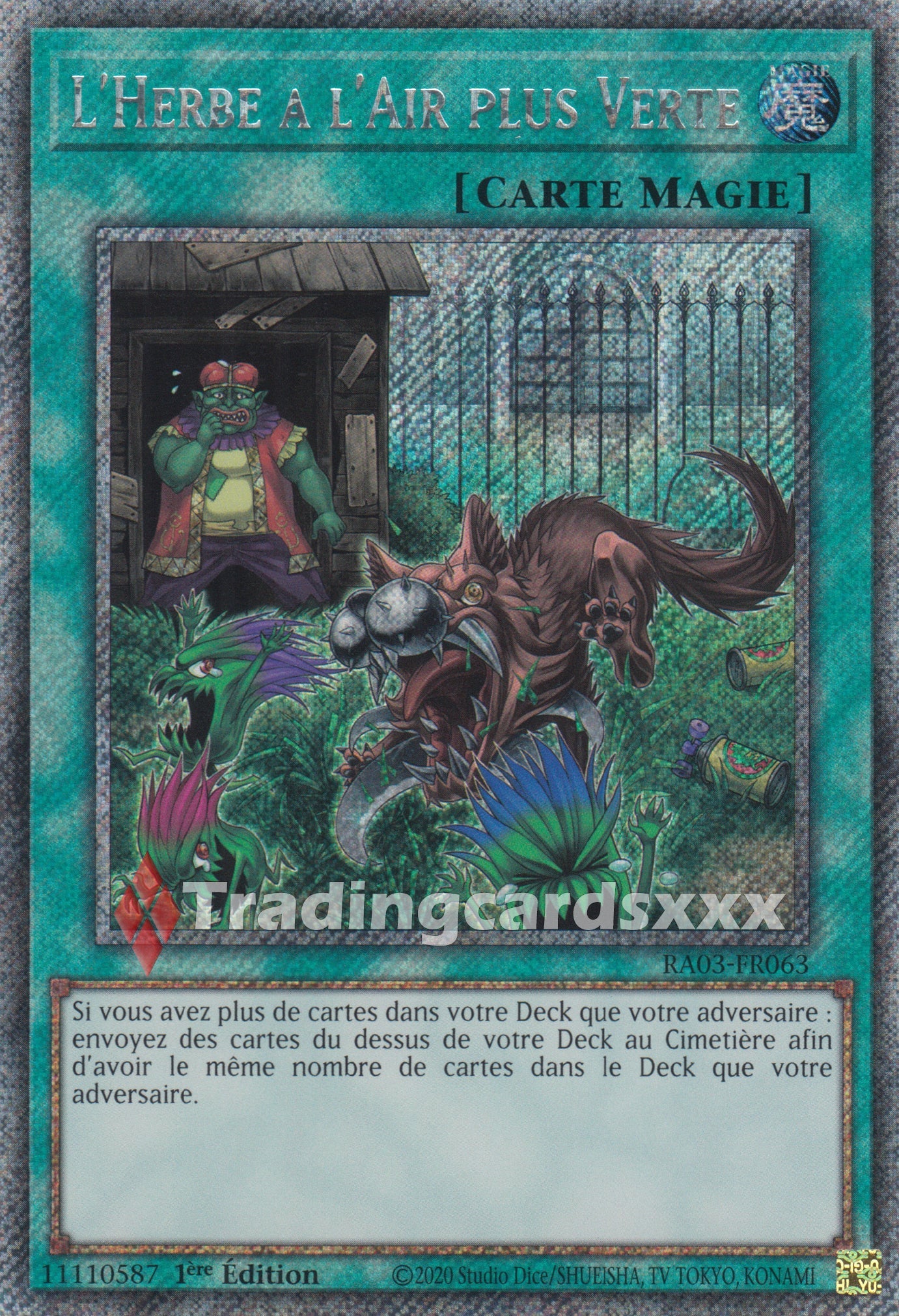 Yu-Gi-Oh! L'Herbe a l'Air plus Verte : RA03-FR063