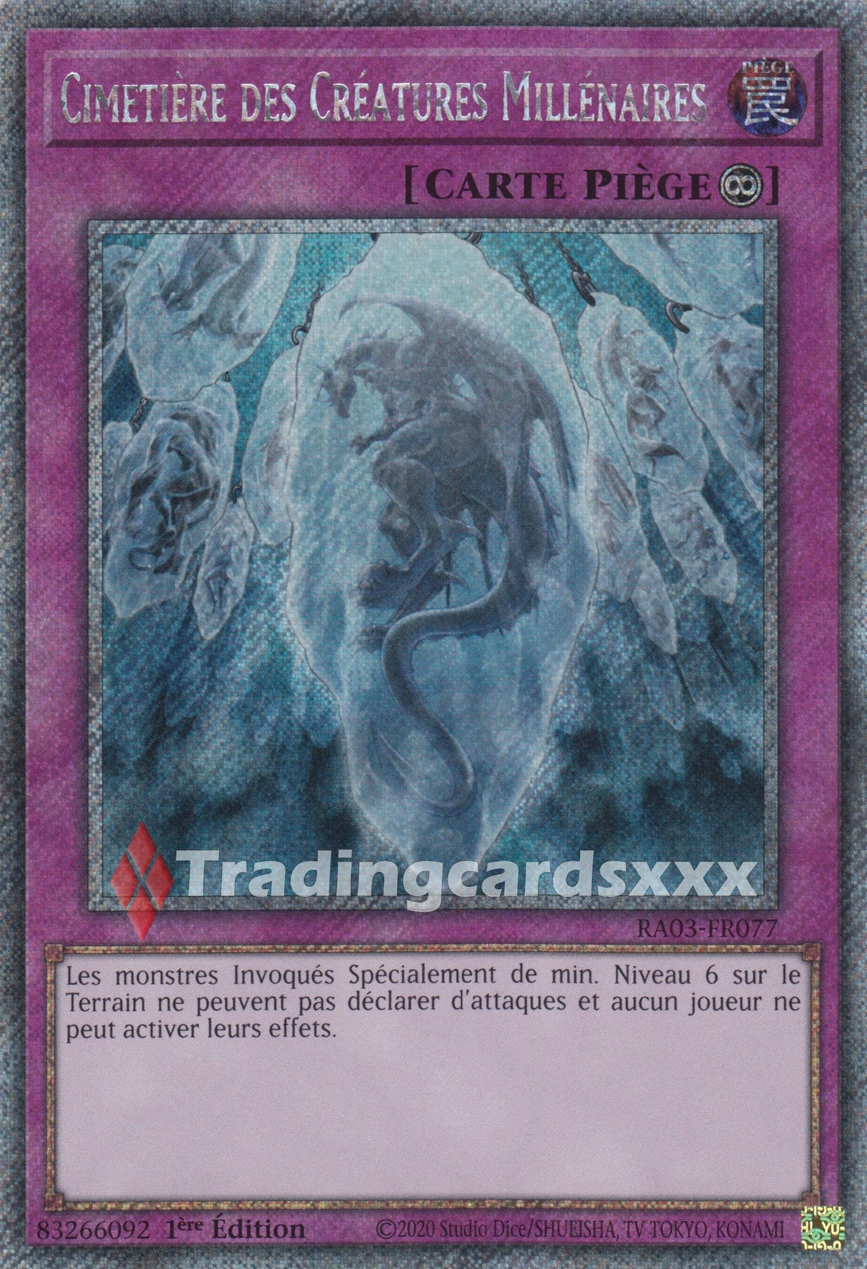 Yu-Gi-Oh! Cimetière des Créatures Millénaires : RA03-FR077