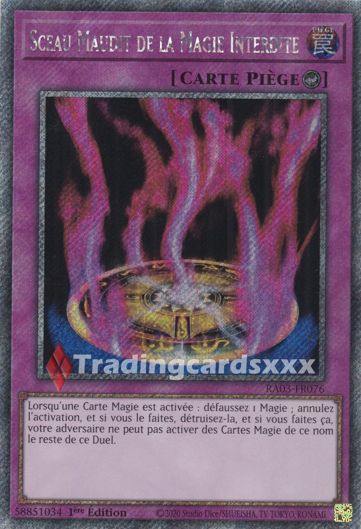 Yu-Gi-Oh! Sceau Maudit de la Magie Interdite : RA03-FR076