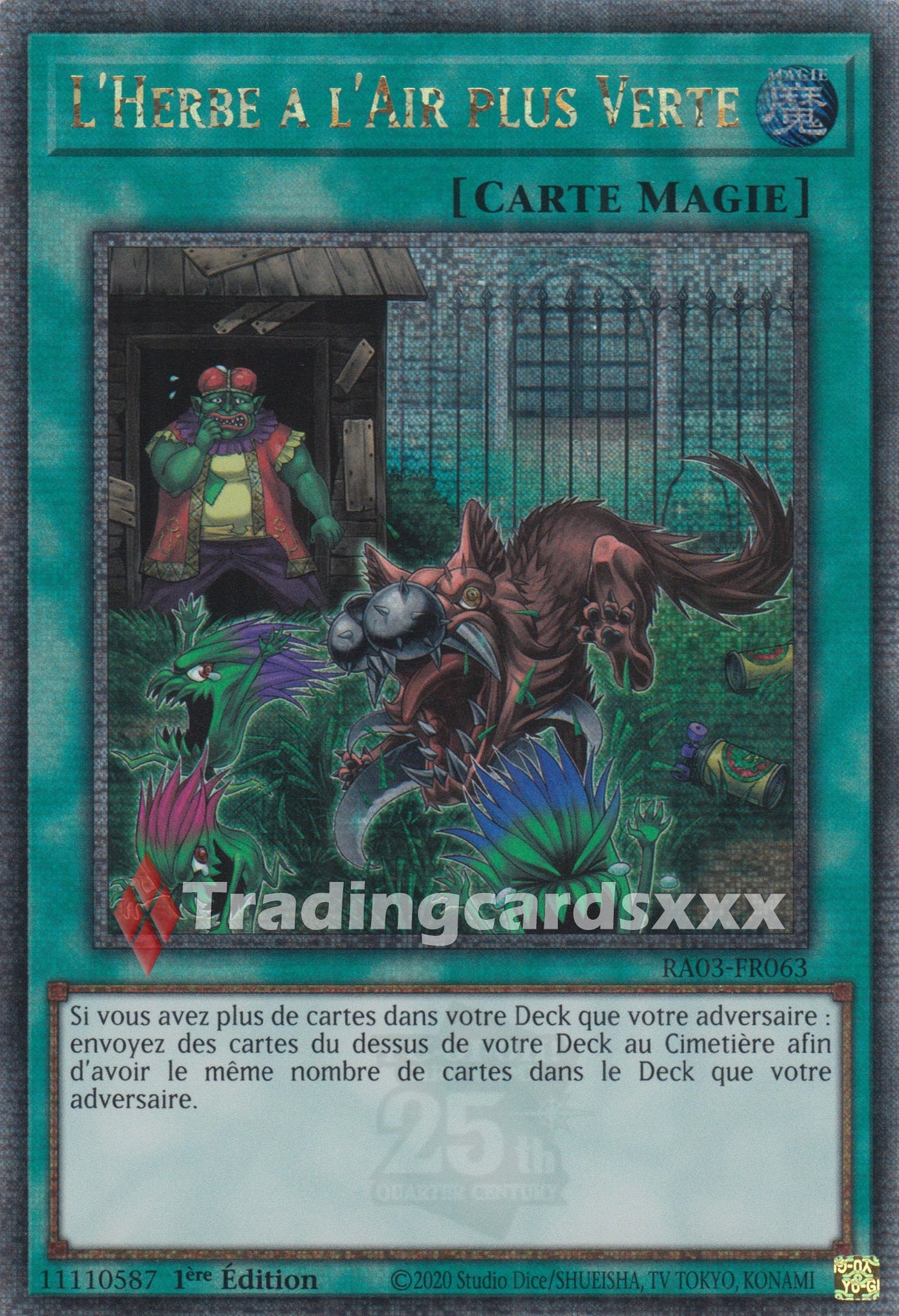 Yu-Gi-Oh! L'Herbe a l'Air plus Verte : RA03-FR063