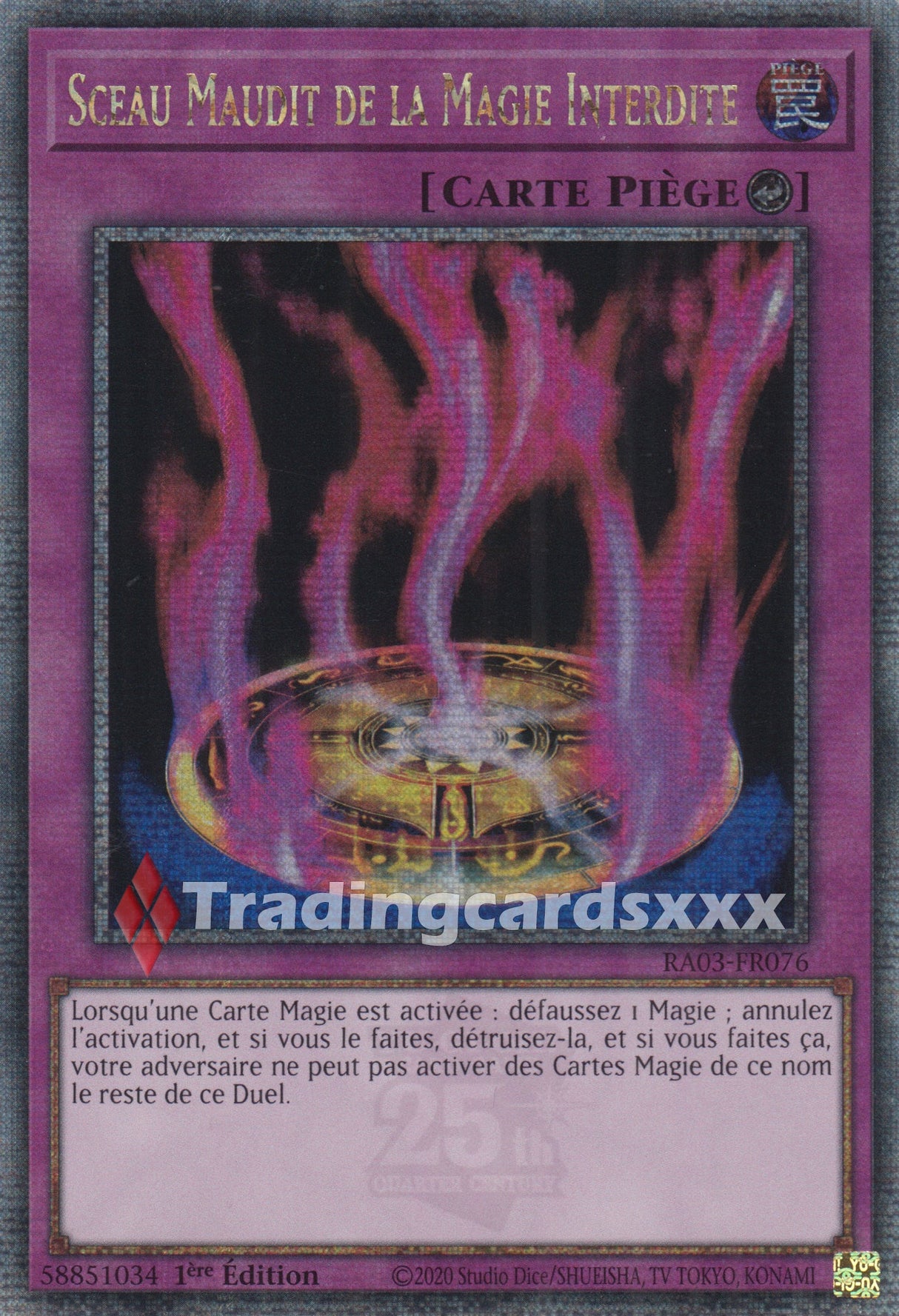 Yu-Gi-Oh! Sceau Maudit de la Magie Interdite : RA03-FR076