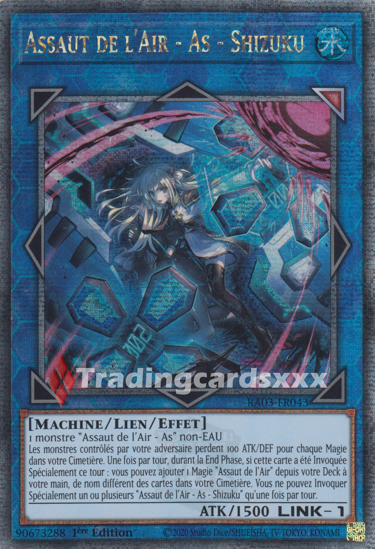 Yu-Gi-Oh! Assaut de l'Air - As - Shizuku : RA03-FR043 - QCSE