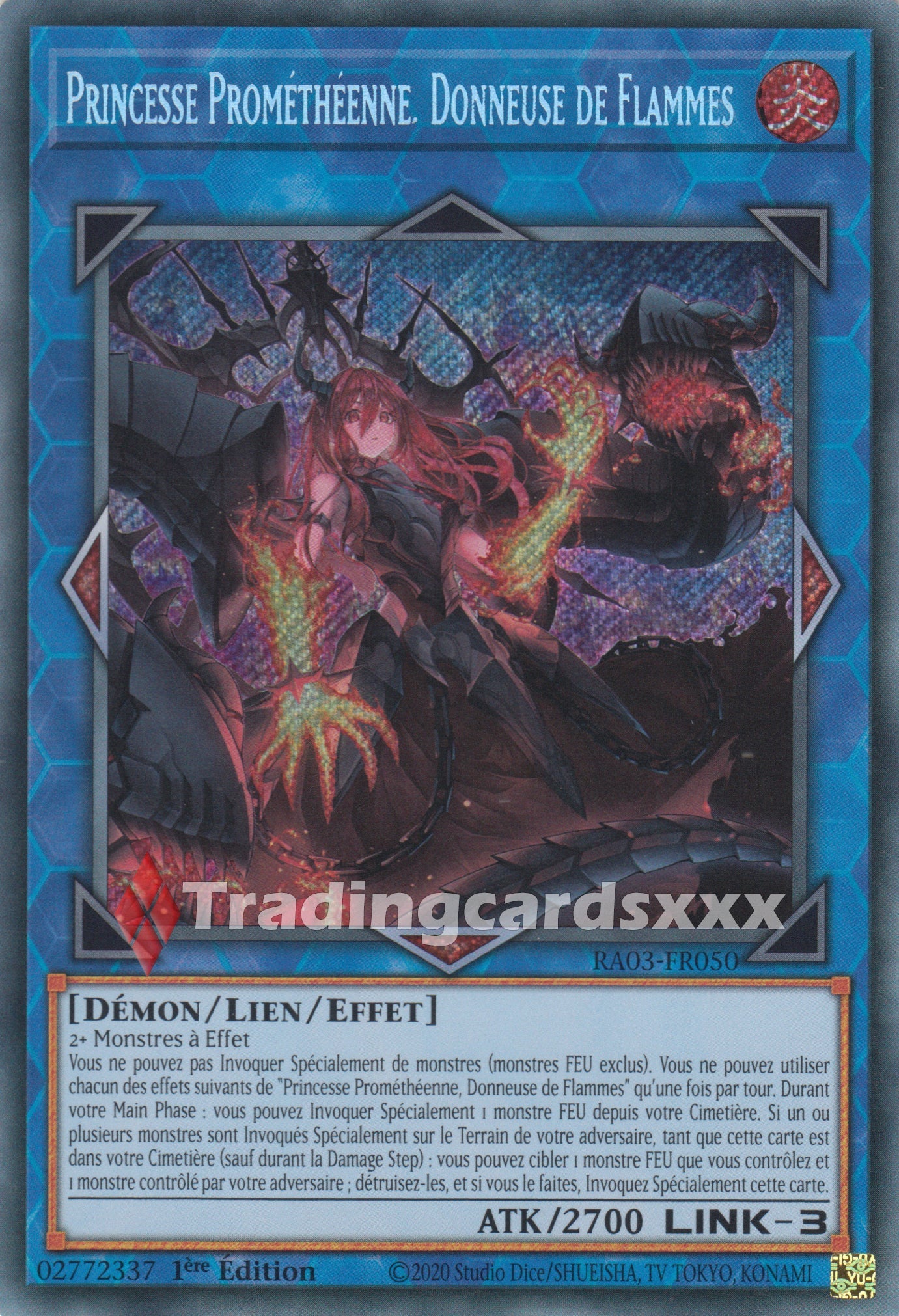 Yu-Gi-Oh! Princesse Prométhéenne, Donneuse de Flammes : RA03-FR050