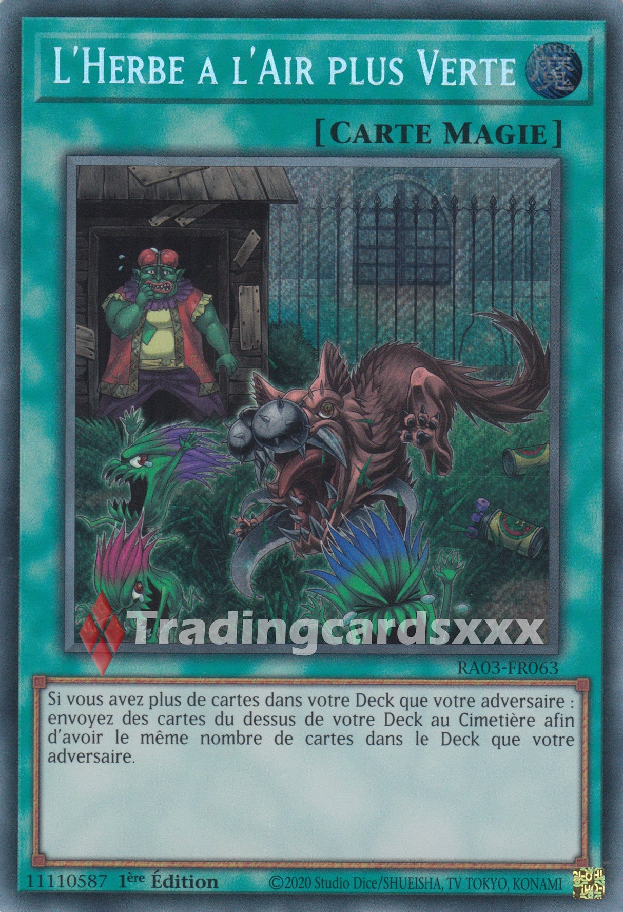 Yu-Gi-Oh! L'Herbe a l'Air plus Verte : RA03-FR063