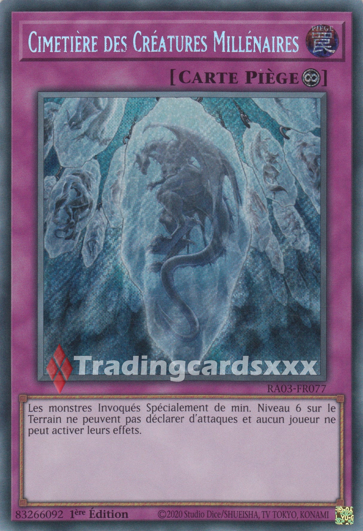 Yu-Gi-Oh! Cimetière des Créatures Millénaires : RA03-FR077