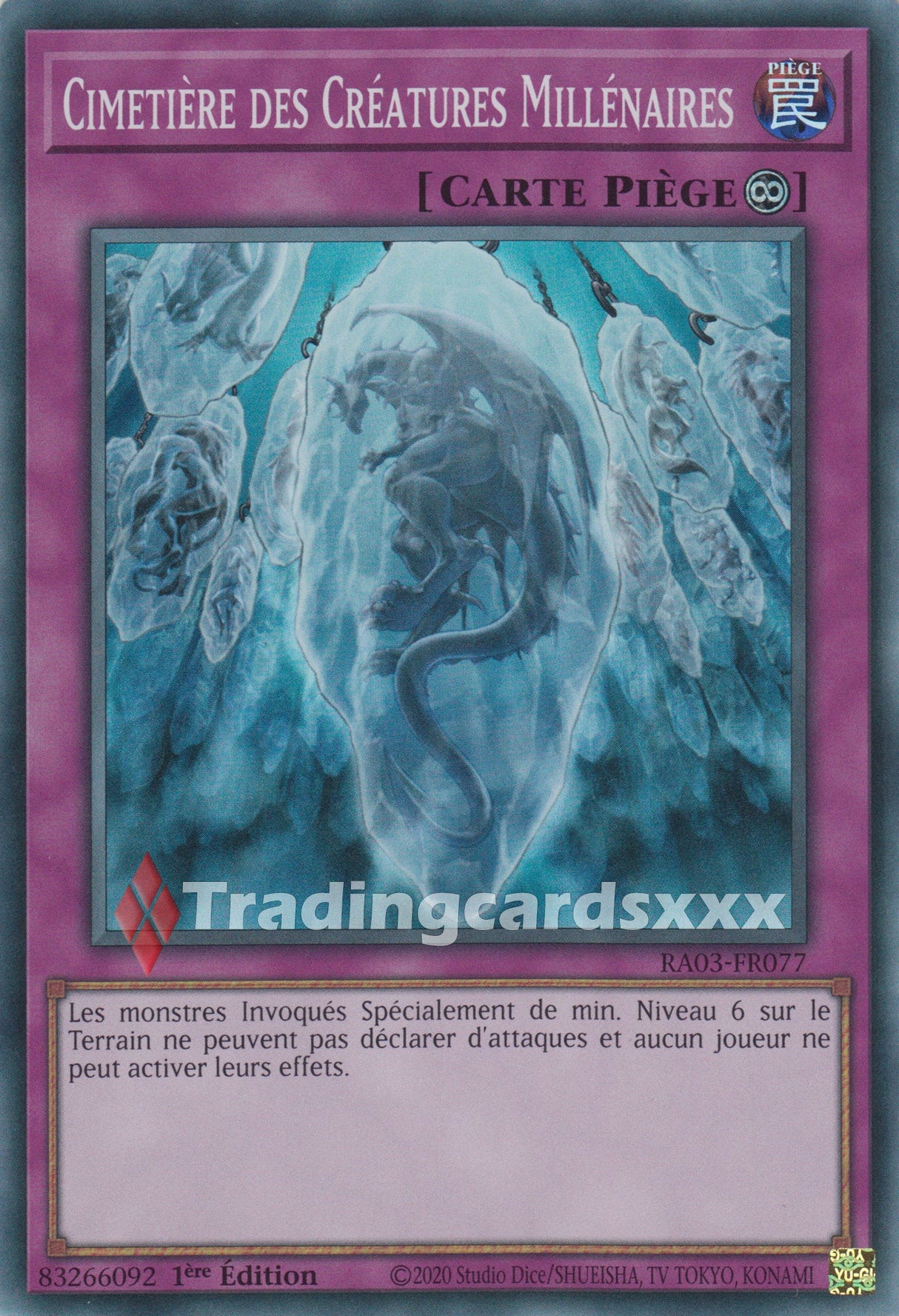 Yu-Gi-Oh! Cimetière des Créatures Millénaires : RA03-FR077