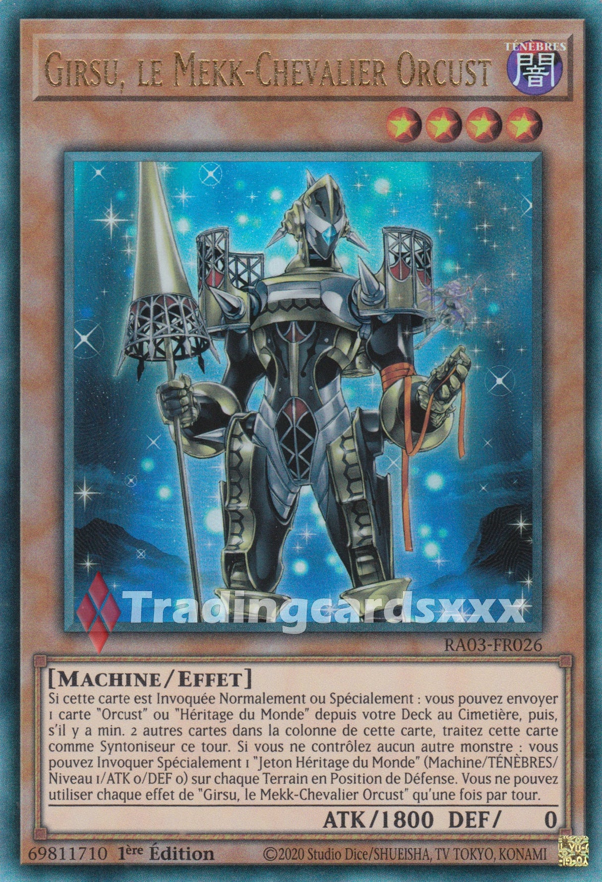 Yu-Gi-Oh! Girsu, le Mekk-Chevalier Orcust : RA03-FR026