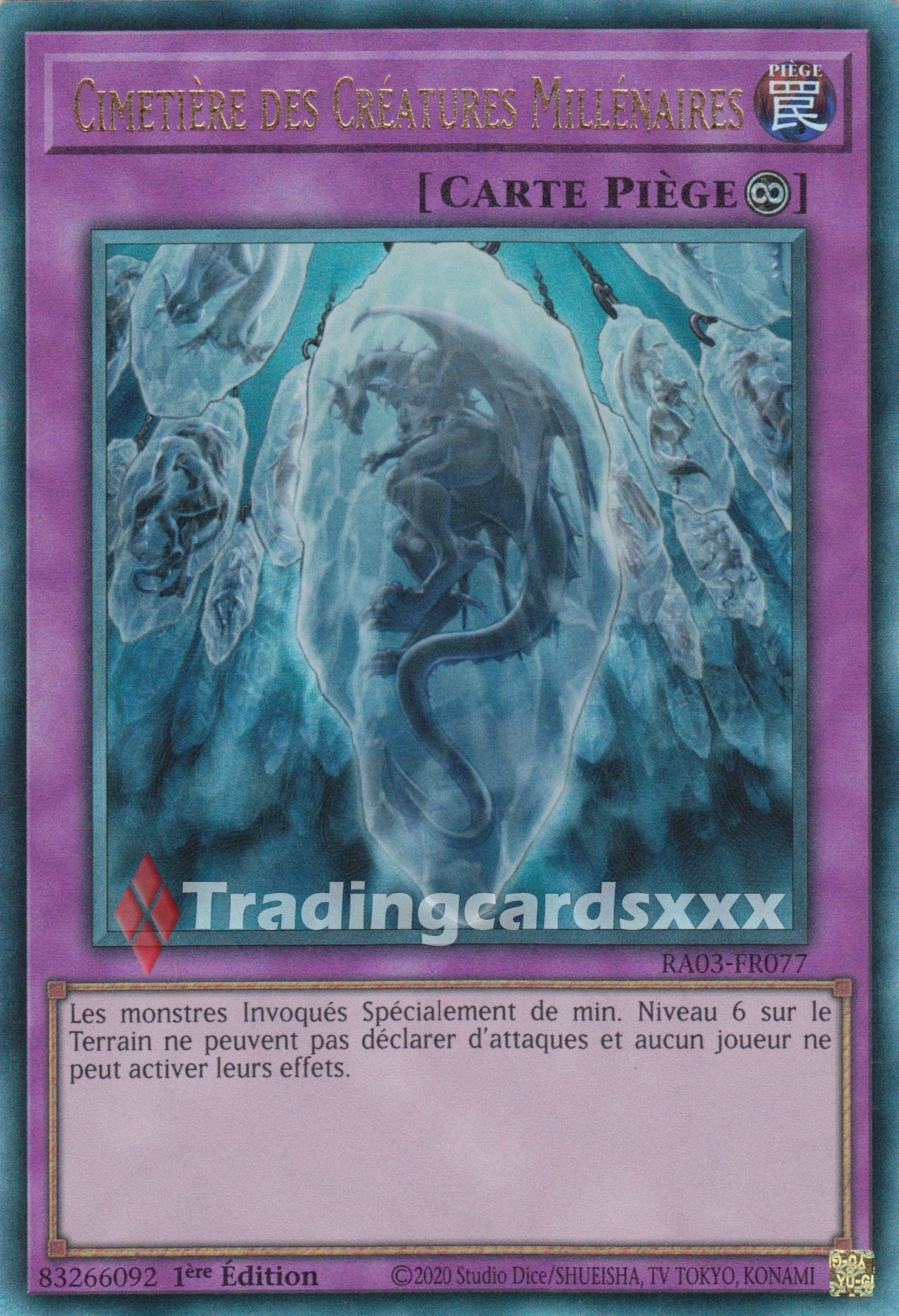 Yu-Gi-Oh! Cimetière des Créatures Millénaires : RA03-FR077