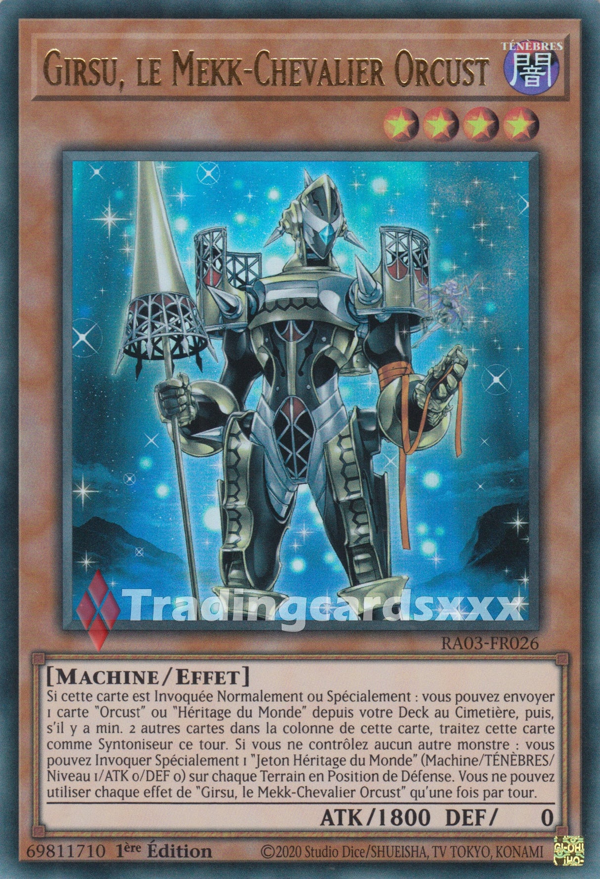 Yu-Gi-Oh! Girsu, le Mekk-Chevalier Orcust : RA03-FR026