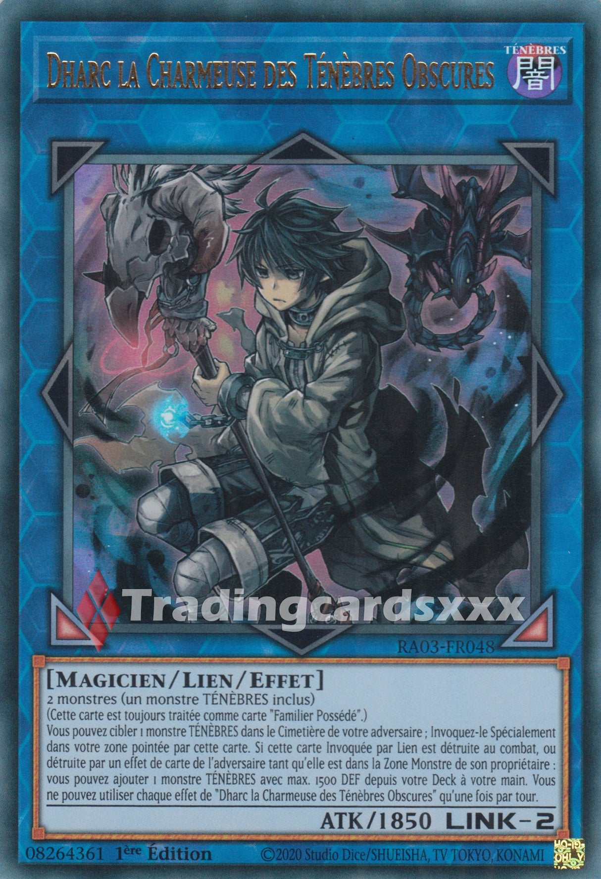 Yu-Gi-Oh! Dharc la Charmeuse des Ténèbres Obscures : RA03-FR048
