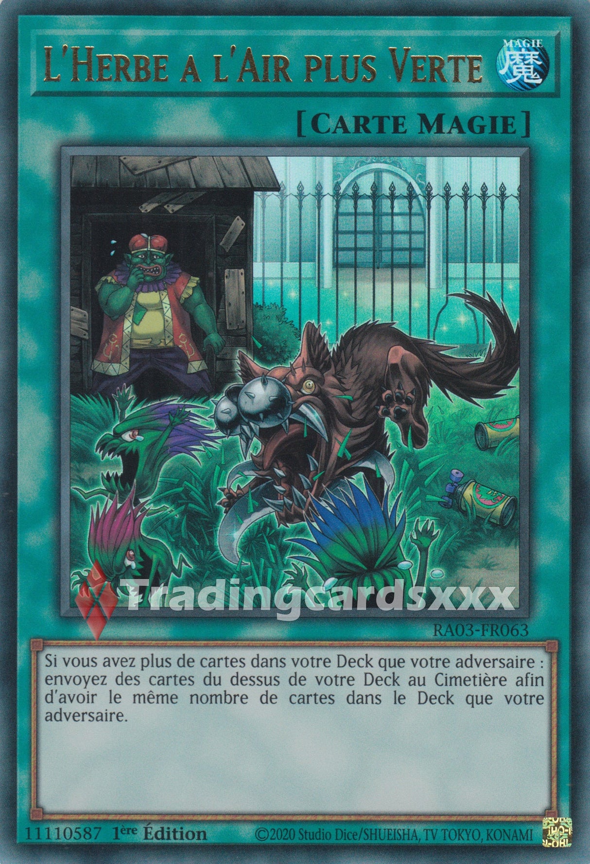Yu-Gi-Oh! L'Herbe a l'Air plus Verte : RA03-FR063