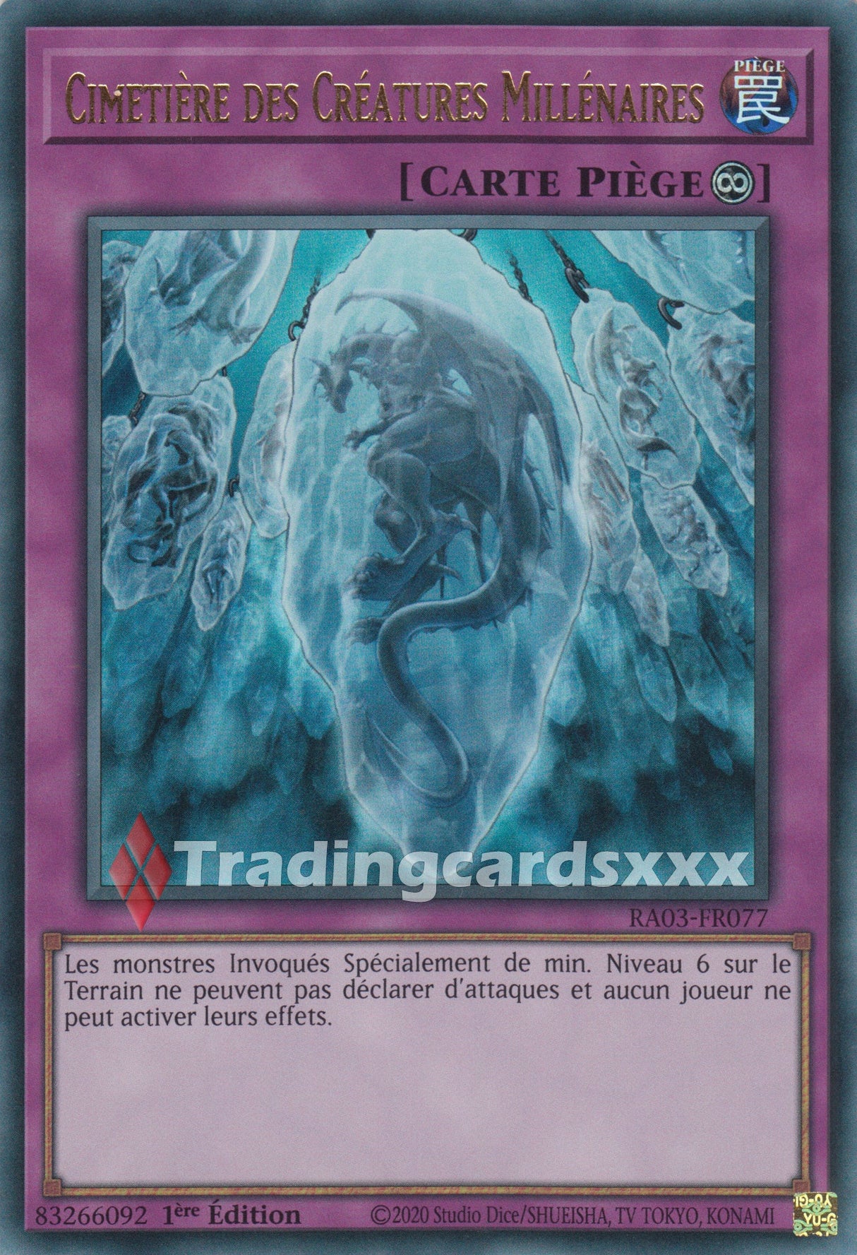 Yu-Gi-Oh! Cimetière des Créatures Millénaires : RA03-FR077