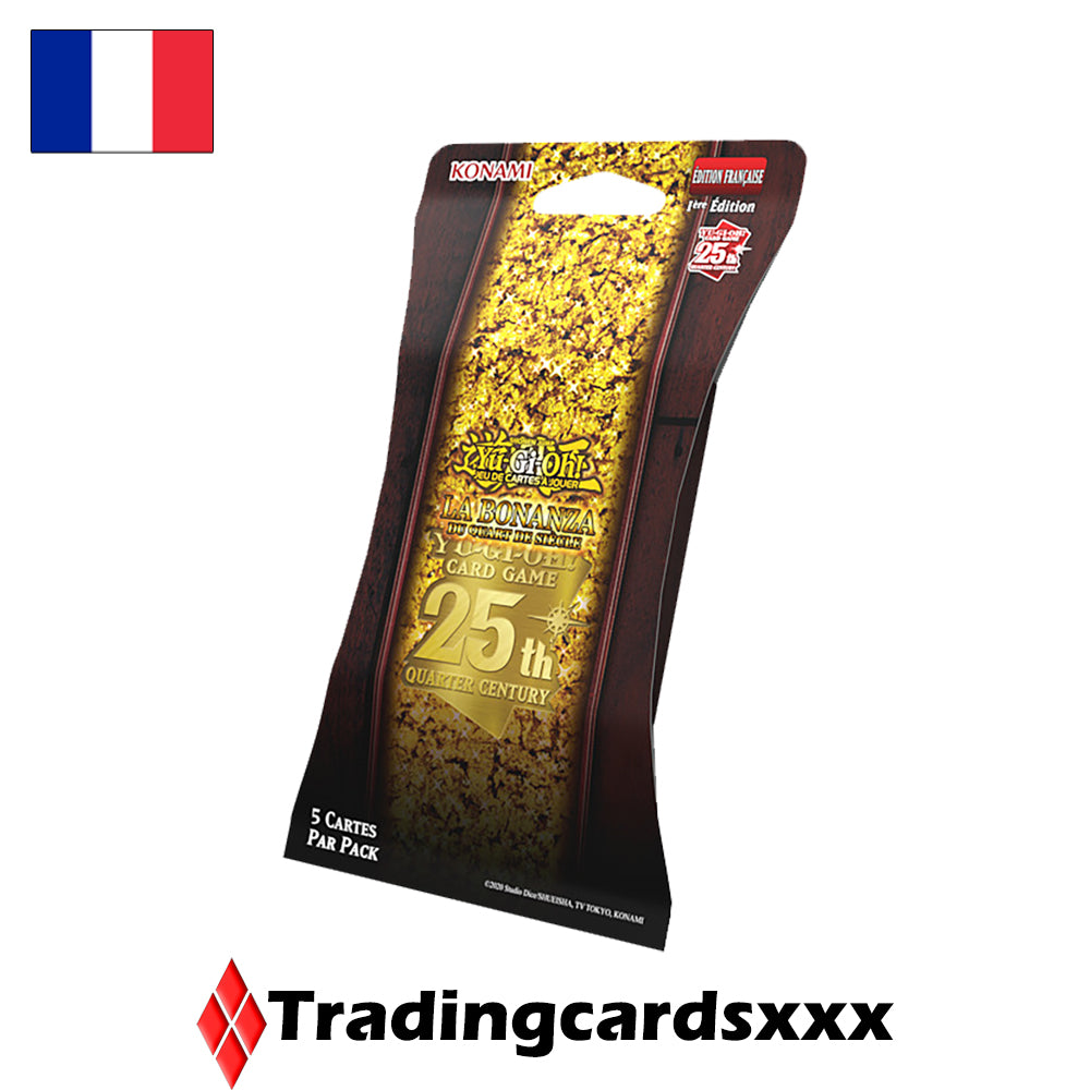 Yu-Gi-Oh! Carton de 20 boosters sous blister : La Bonanza du Quart de Siècle