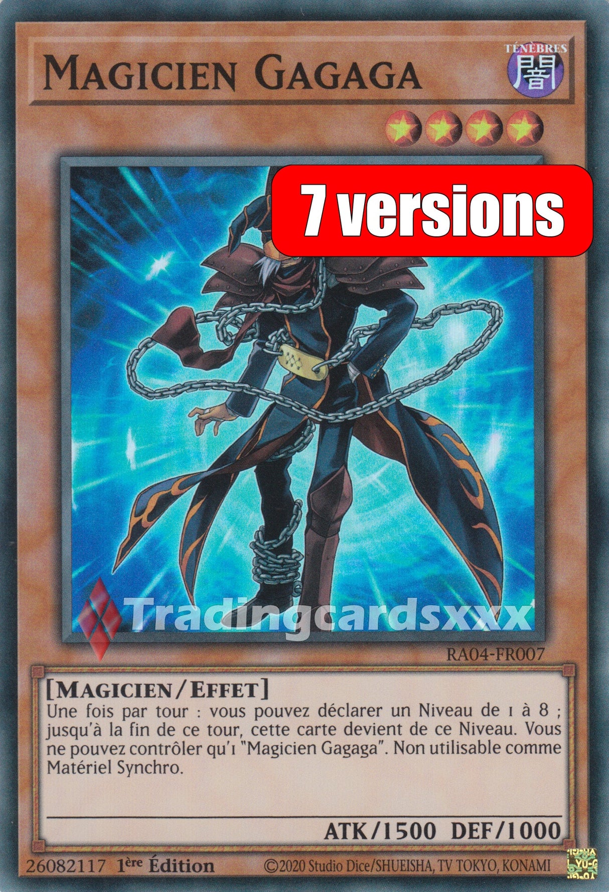 Yu-Gi-Oh! Magicien Gagaga : RA04-FR007