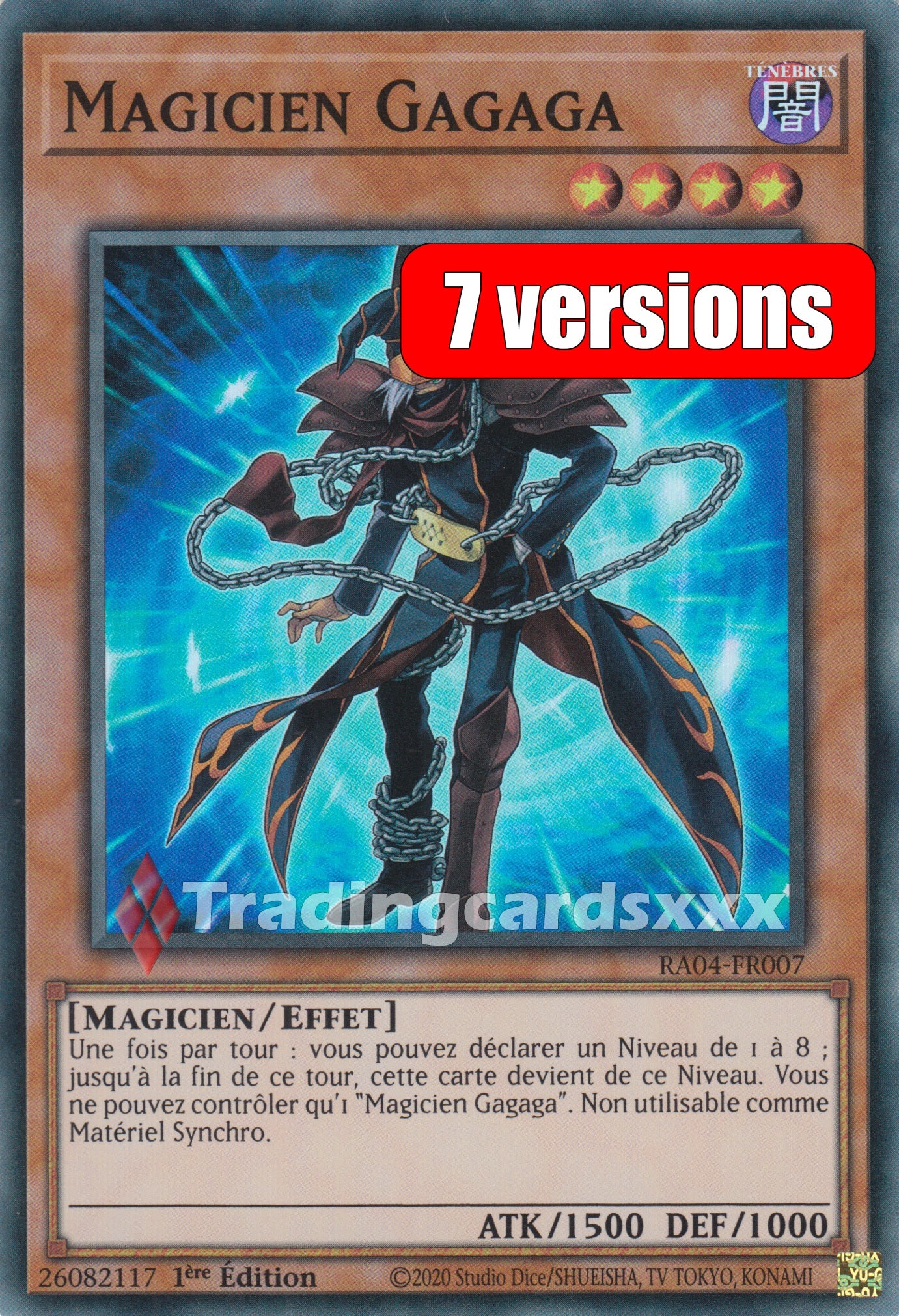 Yu-Gi-Oh! Magicien Gagaga : RA04-FR007
