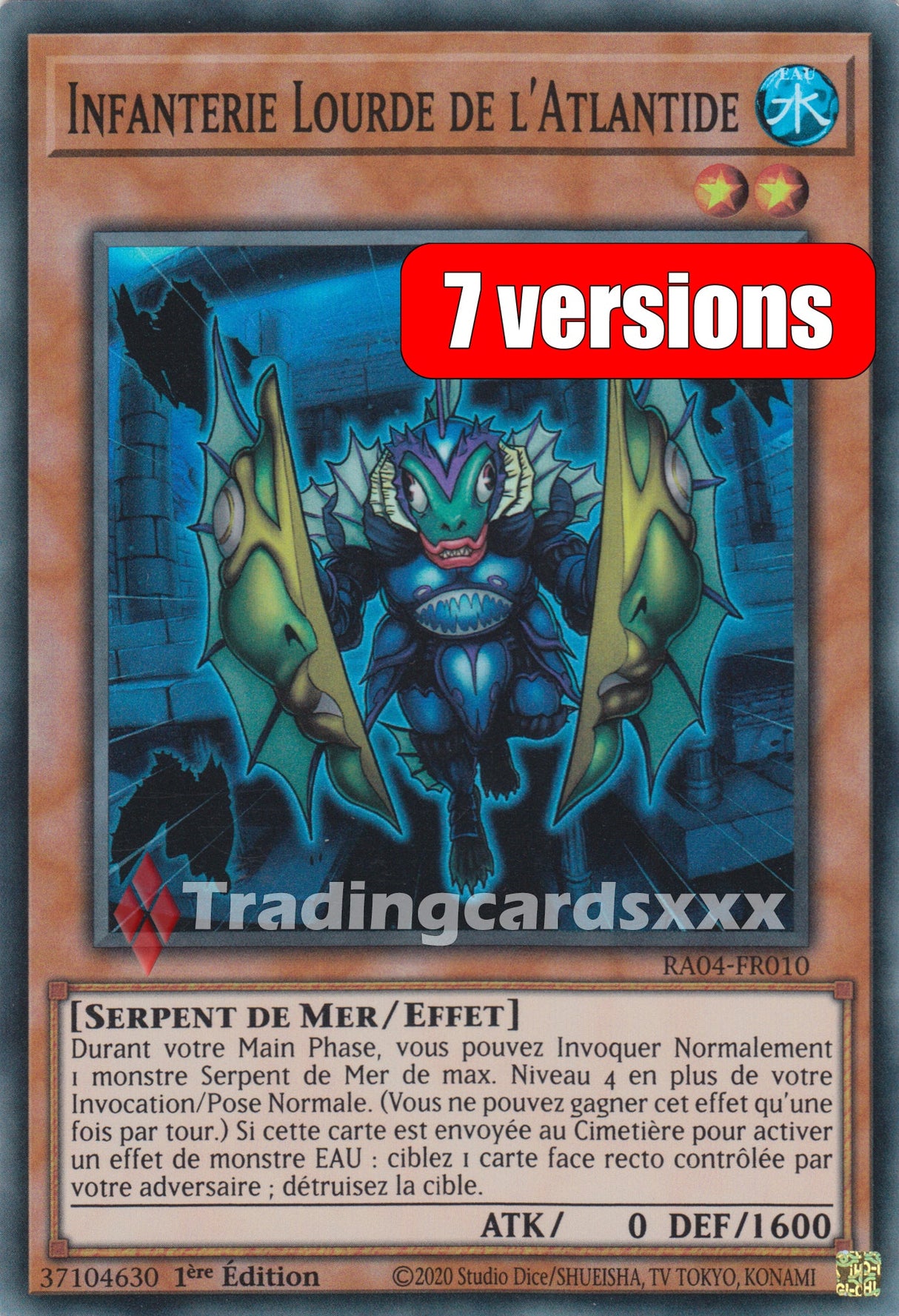 Yu-Gi-Oh! Infanterie Lourde de l'Atlantide : RA04-FR010