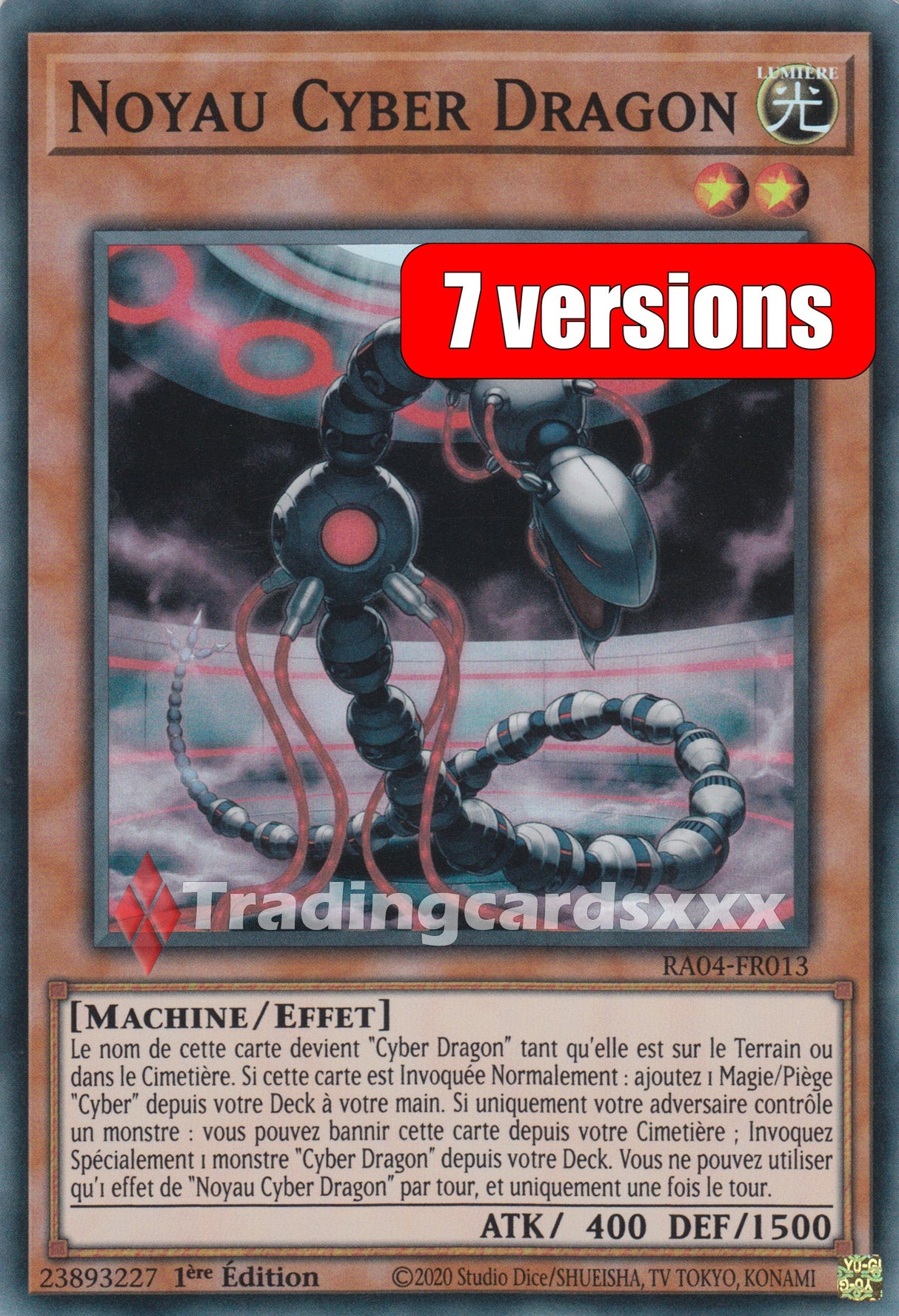 Yu-Gi-Oh! Noyau Cyber Dragon : RA04-FR013