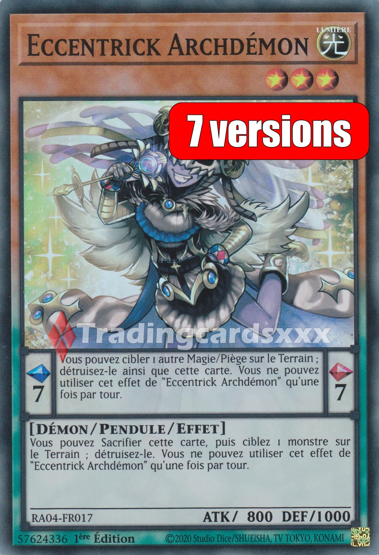 Yu-Gi-Oh! Eccentrick Archdémon : RA04-FR017