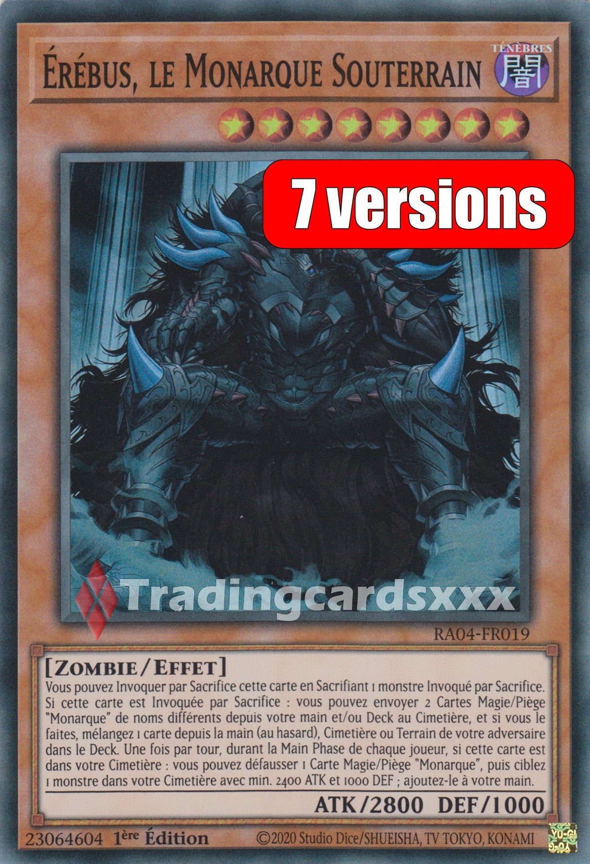 Yu-Gi-Oh! Érébus, le Monarque Souterrain : RA04-FR019