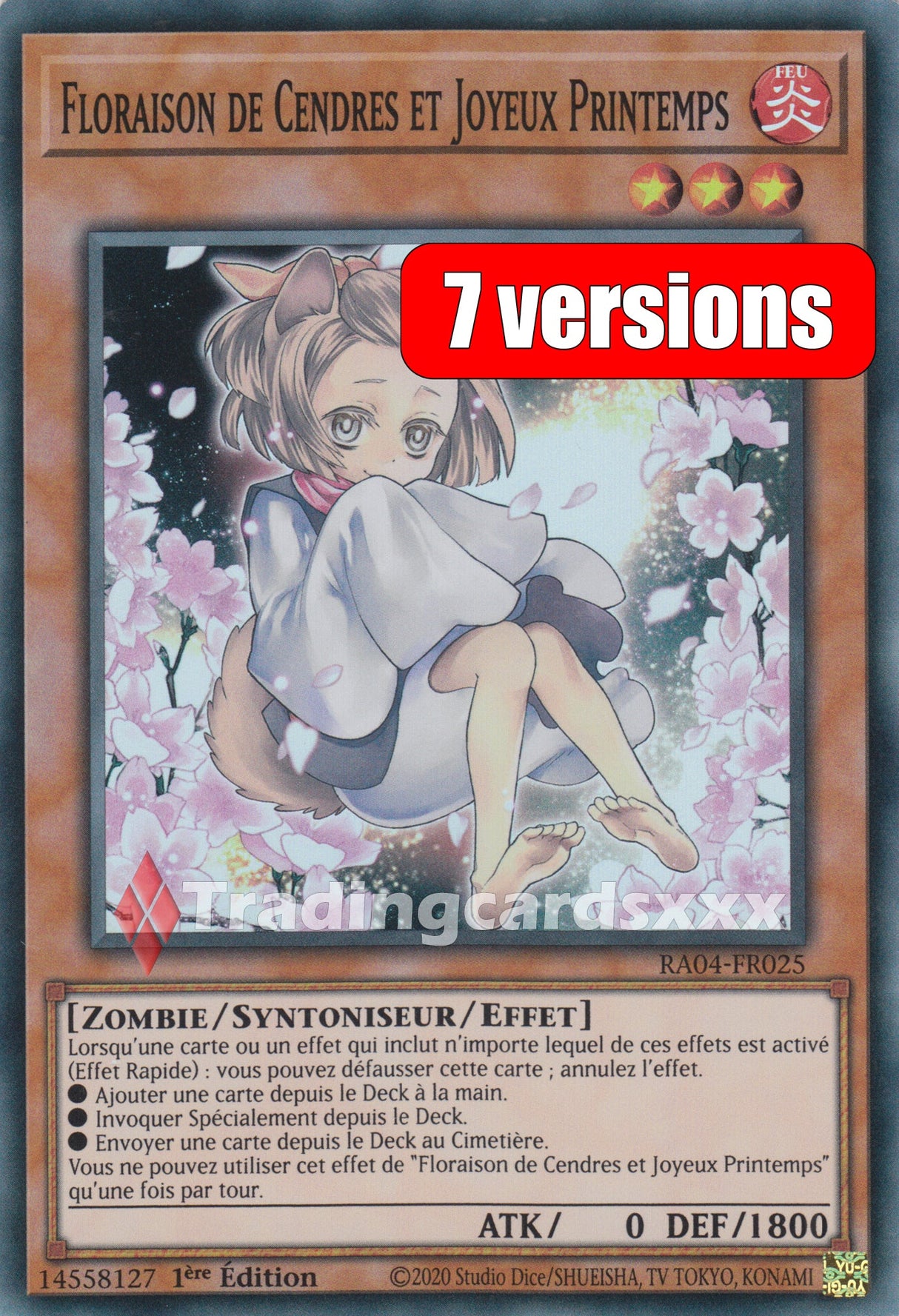 Yu-Gi-Oh! Floraison de Cendres et Joyeux Printemps : RA04-FR025