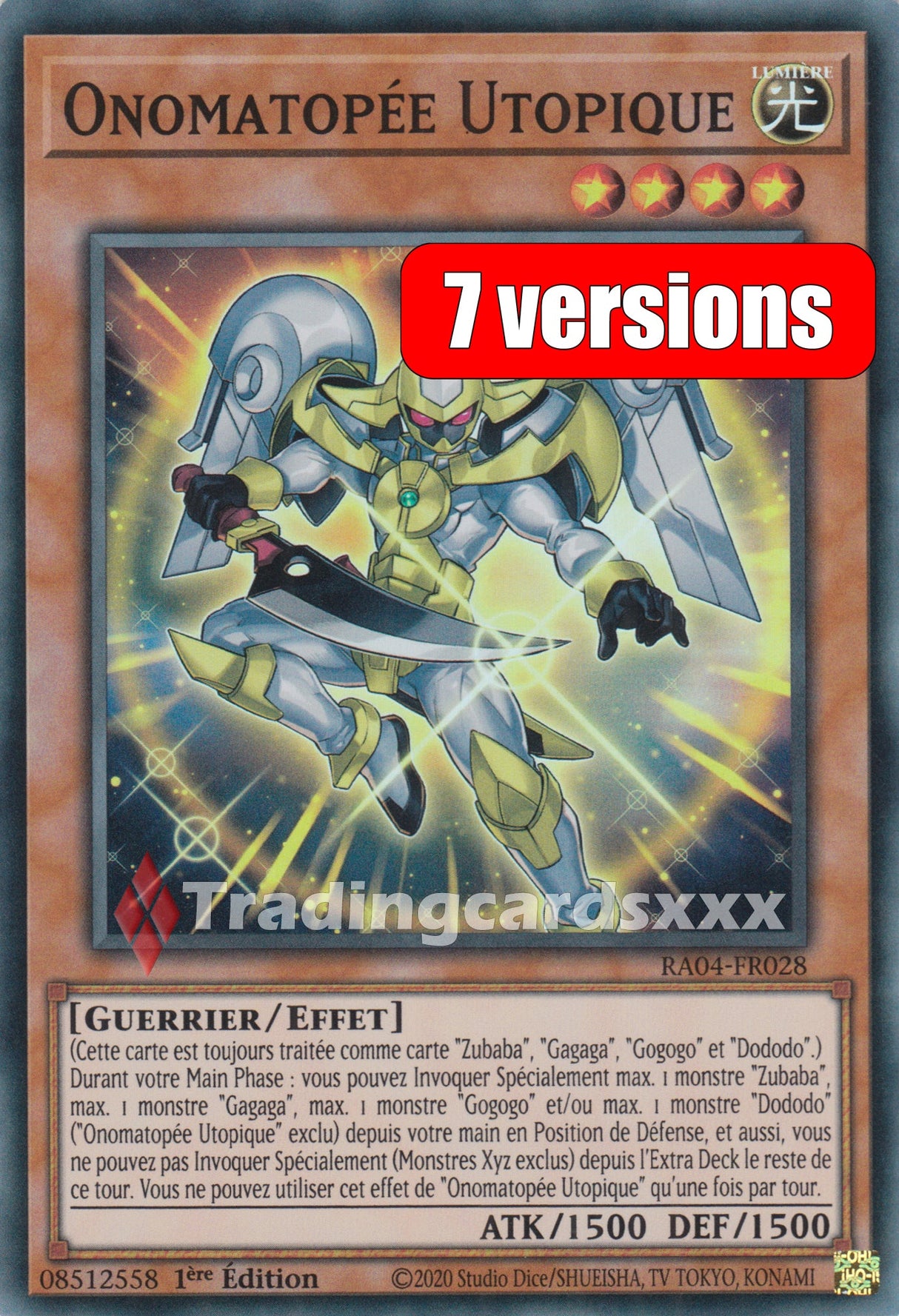 Yu-Gi-Oh! Onomatopée Utopique : RA04-FR028