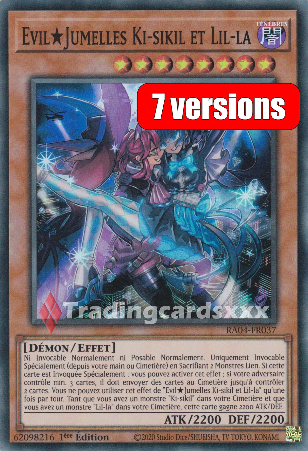 Yu-Gi-Oh! Evil★Jumelles Ki-sikil et Lil-la : RA04-FR037