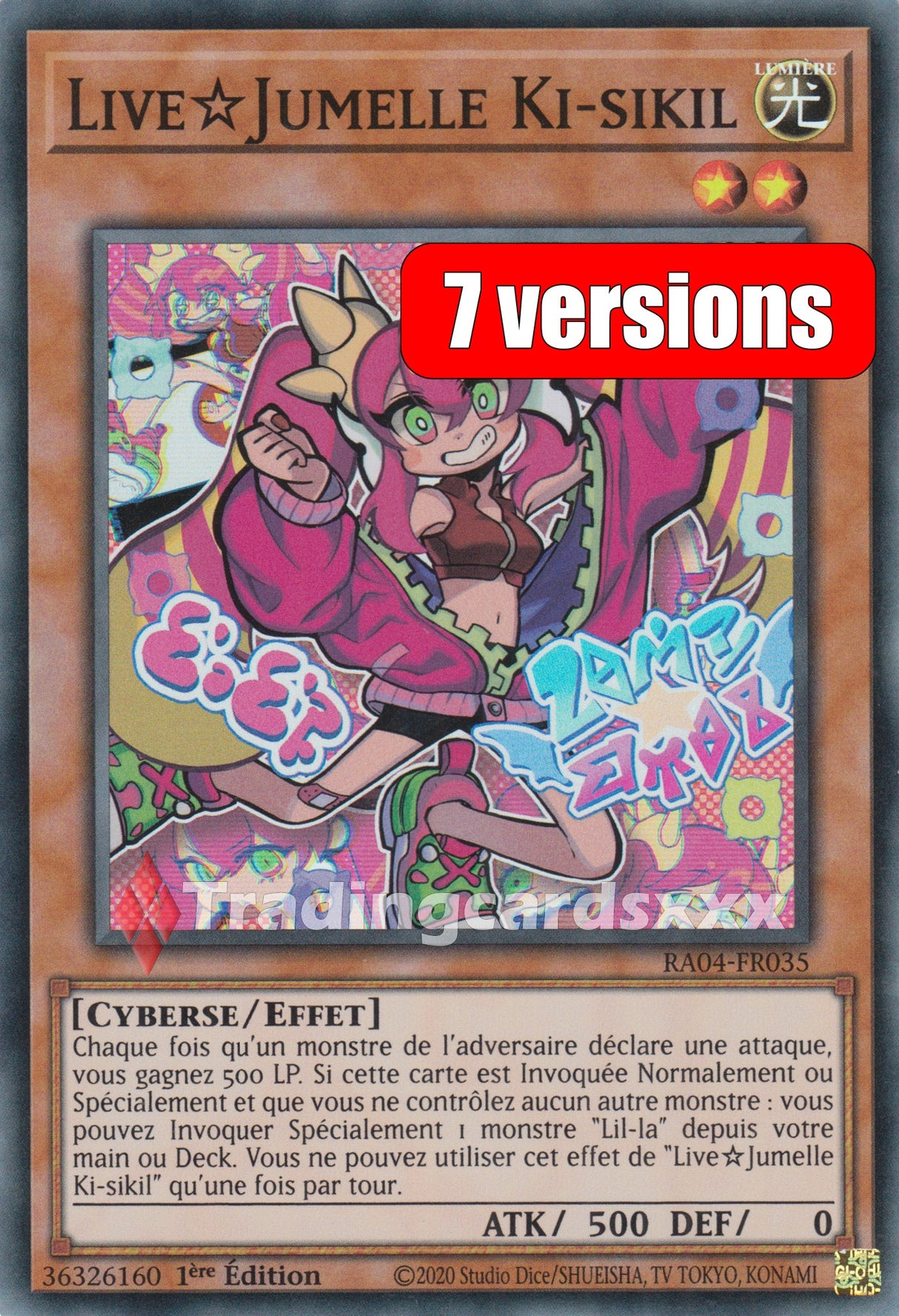 Yu-Gi-Oh! Live☆Jumelle Ki-sikil : RA04-FR035