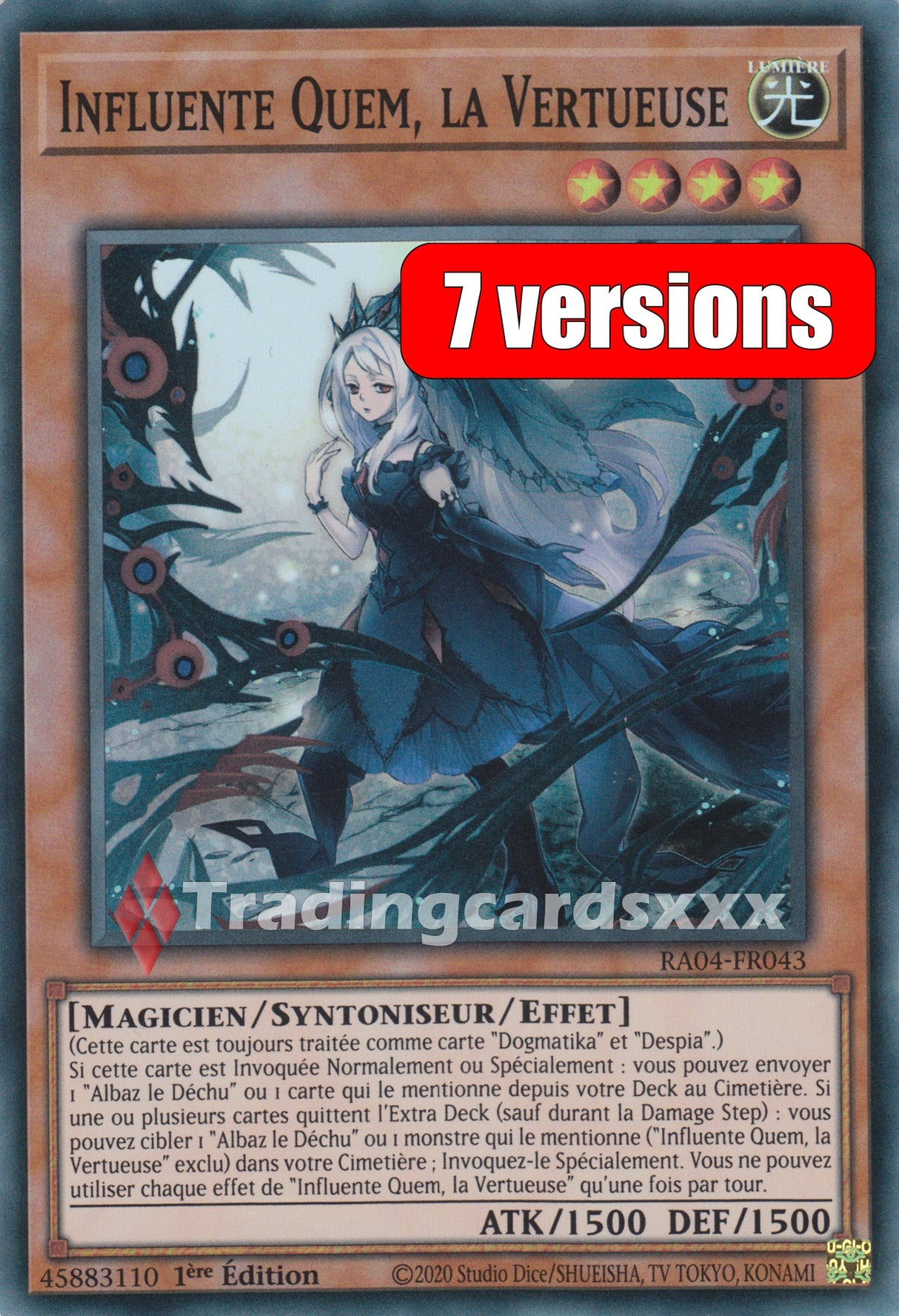 Yu-Gi-Oh! Influente Quem, la Vertueuse : RA04-FR043